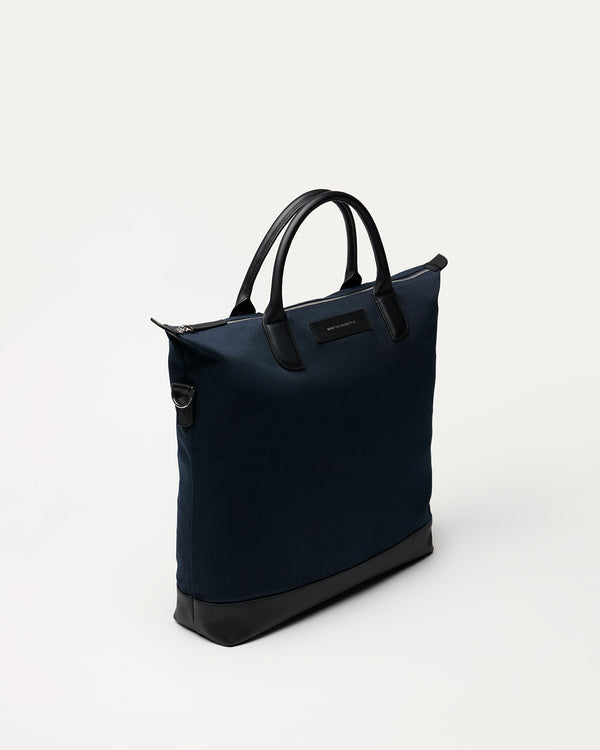 WANT LES ESSENTIELS 2wayトートバッグ/ネイビー WANT LES ESSENTIELS