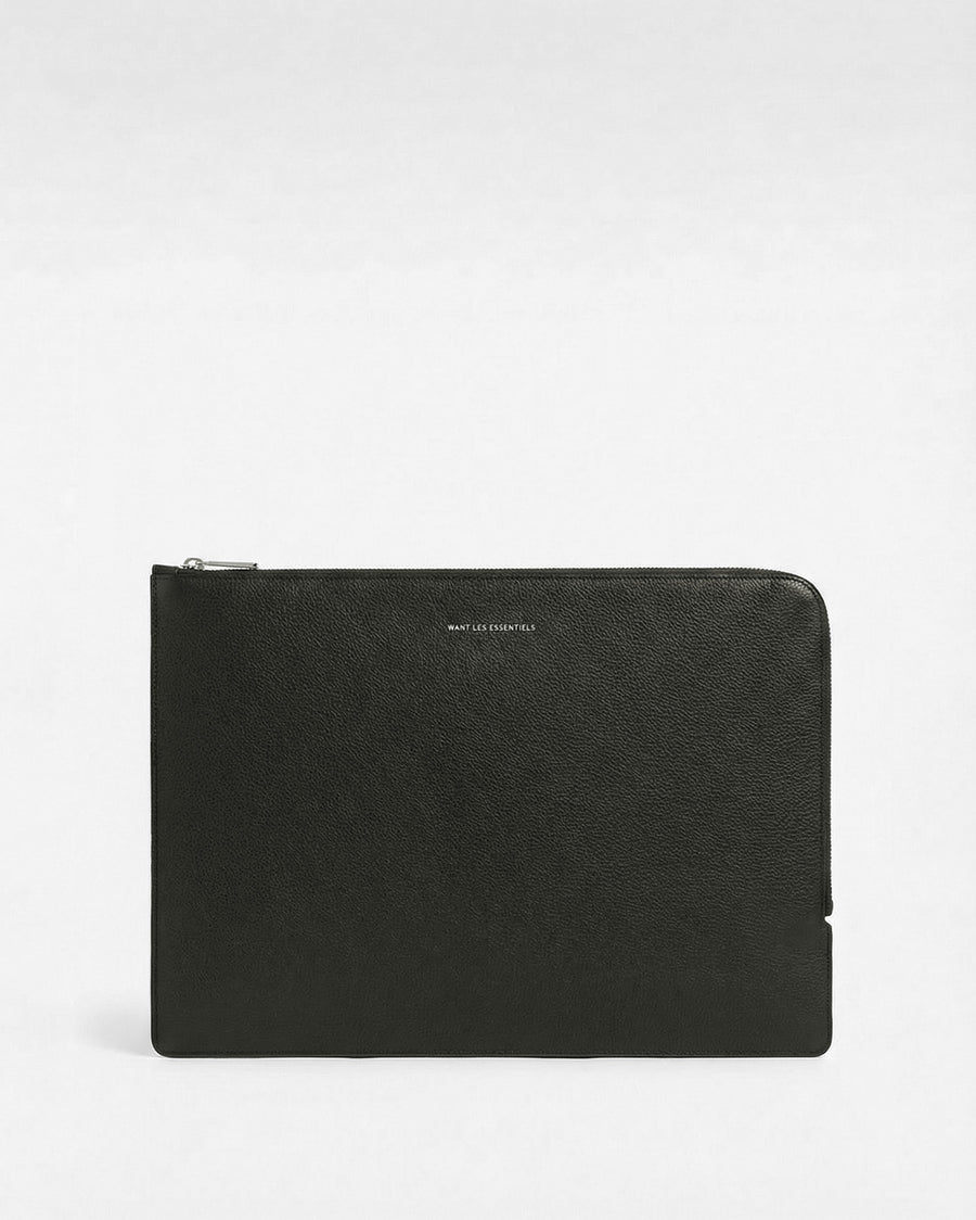 Alto Pebble-Grained Leather Computer Sleeve