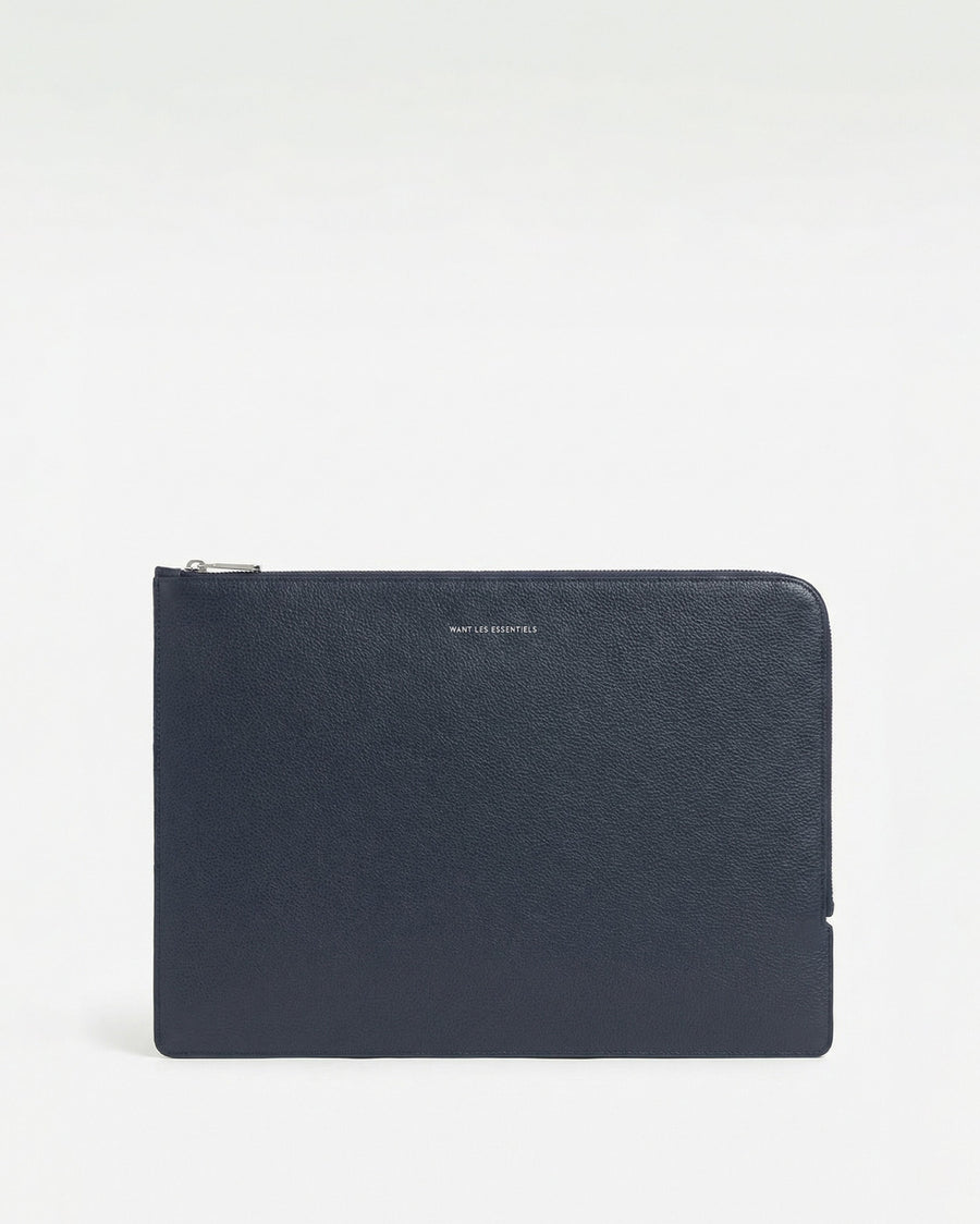 Alto Pebble-Grained Leather Computer Sleeve