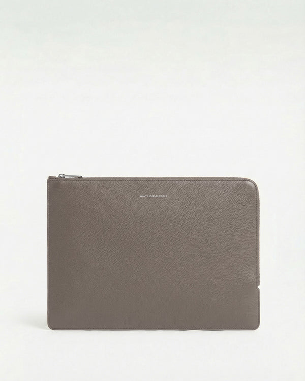 Alto Pebble-Grained Leather Computer Sleeve