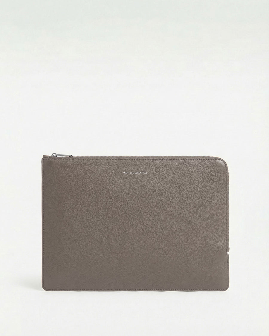 Alto Pebble-Grained Leather Computer Sleeve