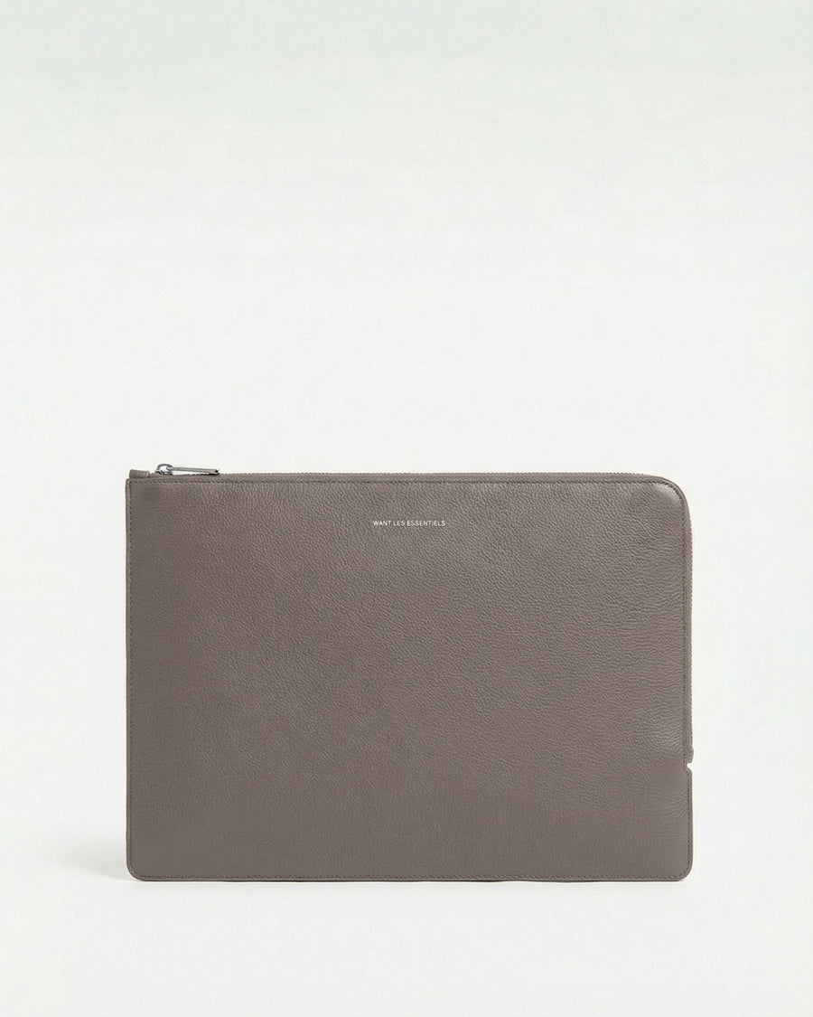 Housse pour ordinateur Alto en cuir grainé