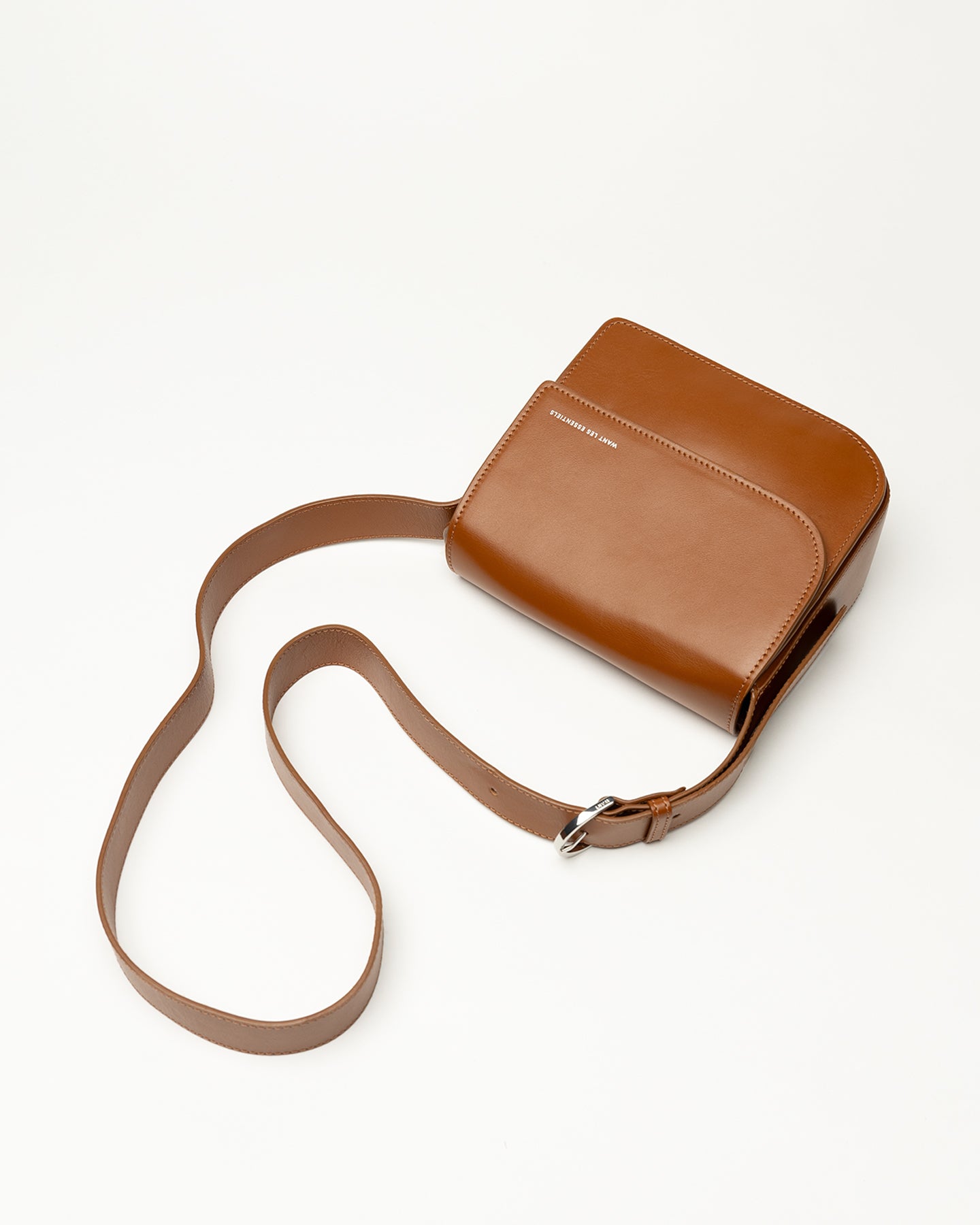 Arch Smooth Leather Crossbody Bag - WANT Les Essentiels