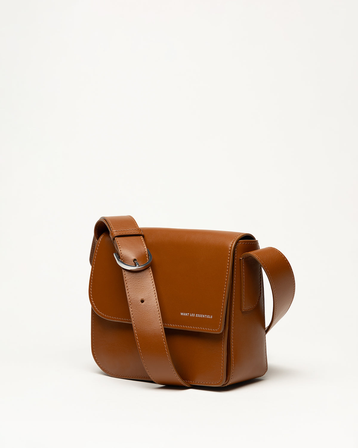 Arch Smooth Leather Crossbody Bag