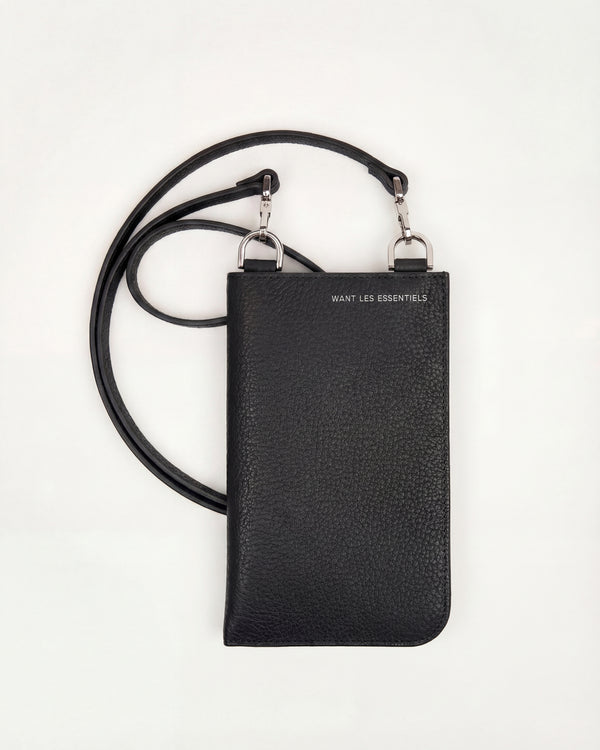 Arch Pebble-Grained Leather Phone Bag