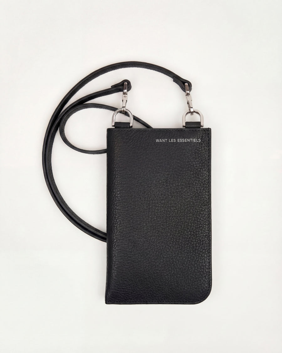 Arch Pebble-Grained Leather Phone Bag