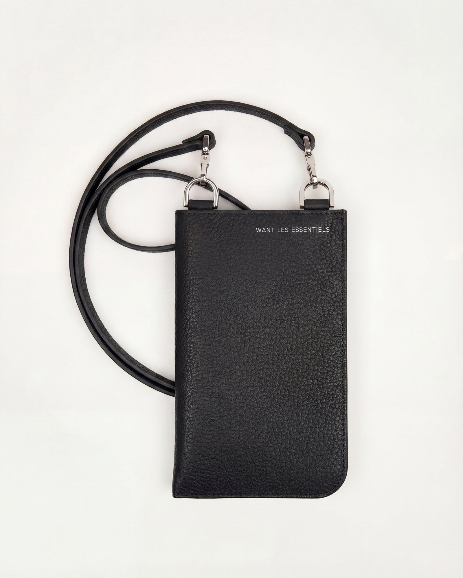 Sac pour téléphone Arch en cuir grainé