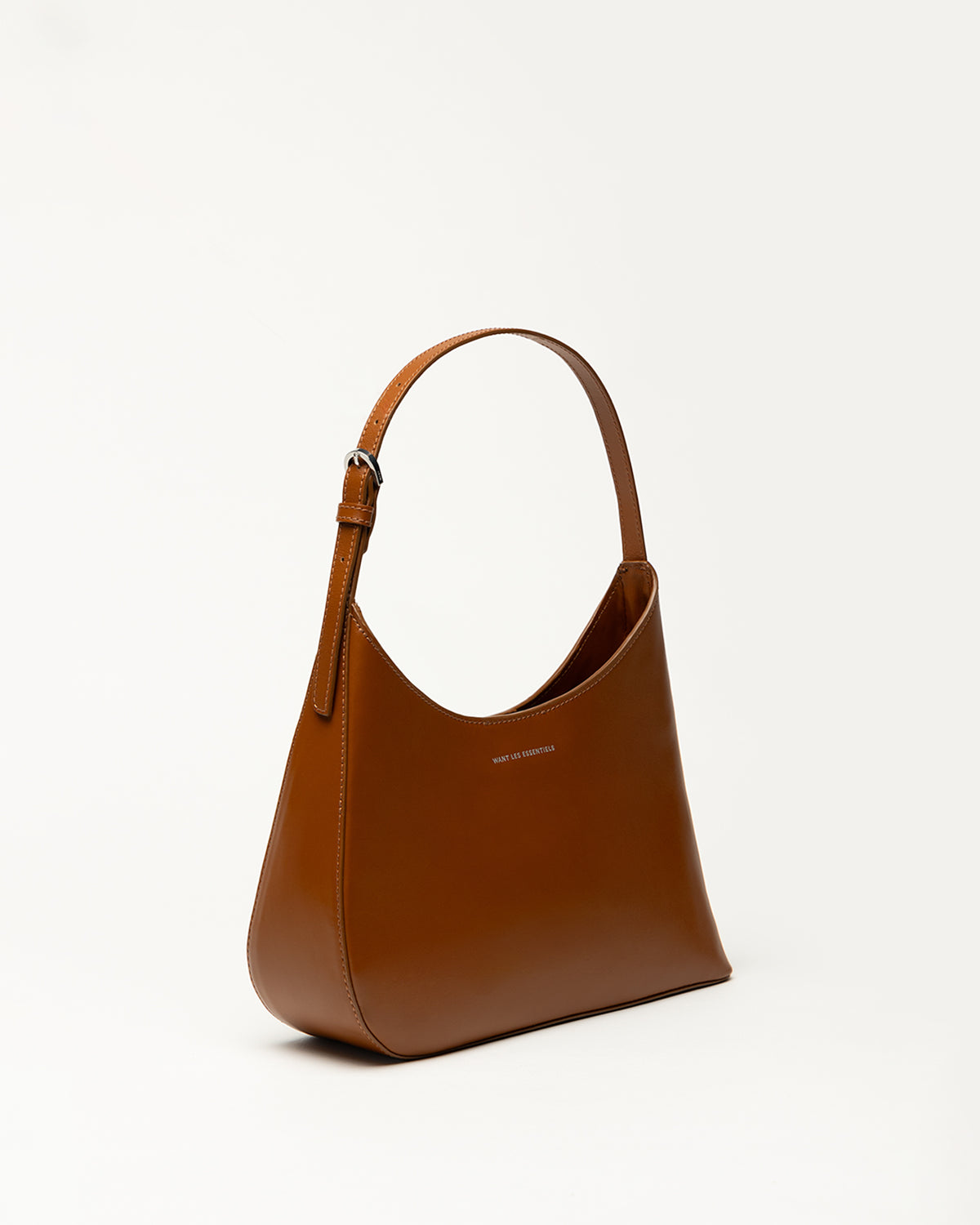 Arch Smooth Leather Shoulder Bag