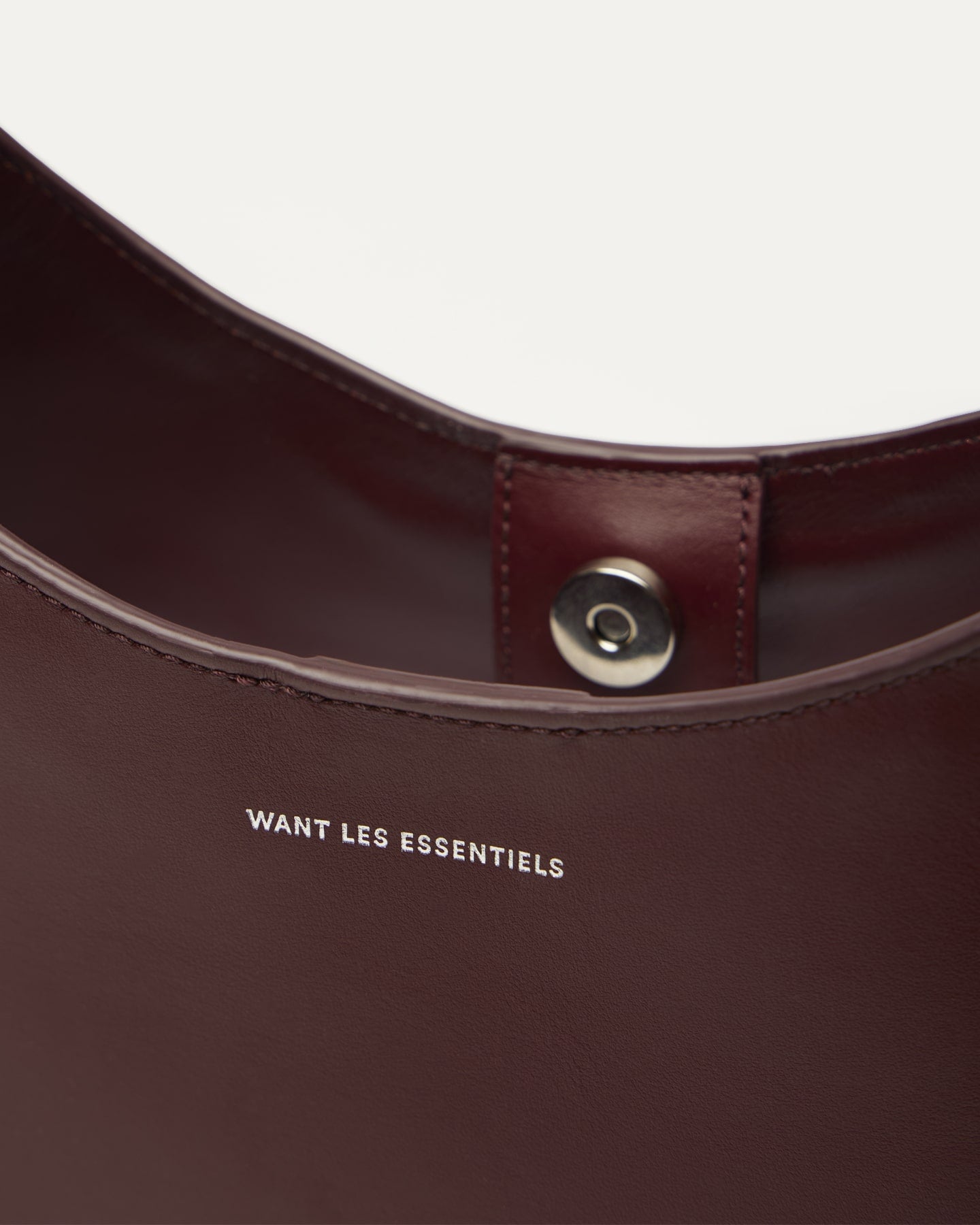 Sac porté épaule Arch en cuir lisse