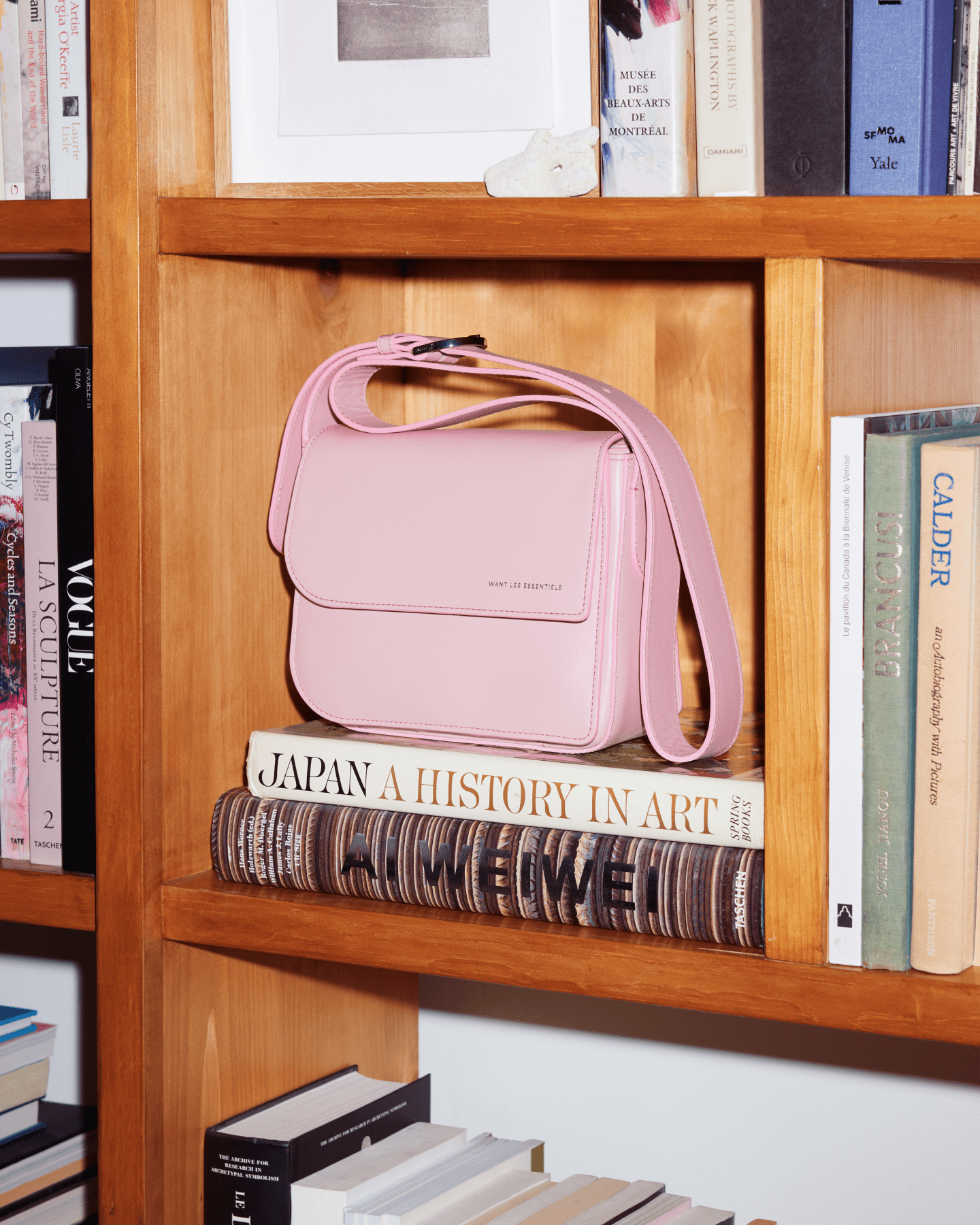 Sac à bandoulière Arch en cuir lisse