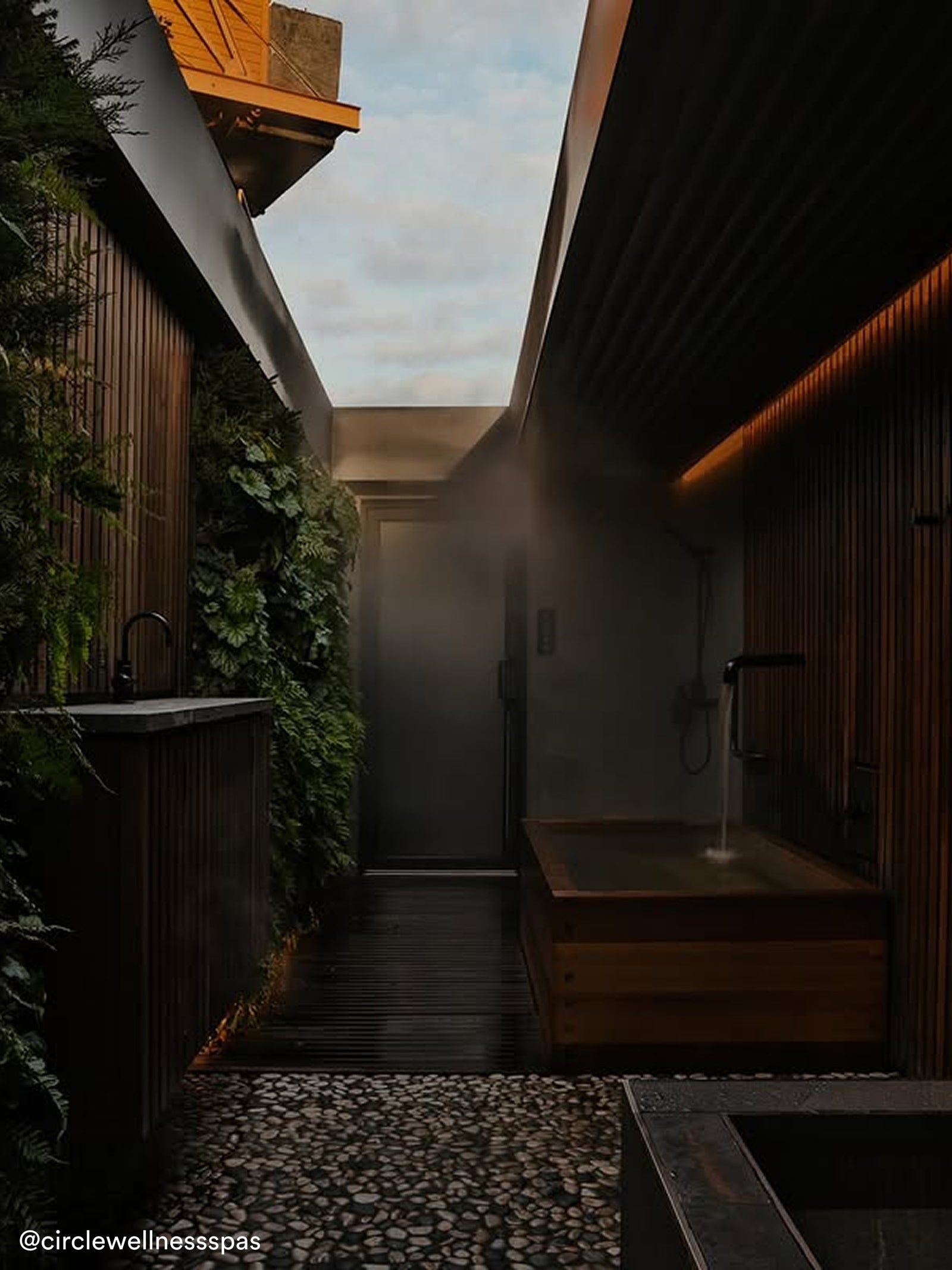 Photo of the private thermal experience at Circle Wellness Spas, an urban spa in Granville Island, Vancouver, BC, Canada