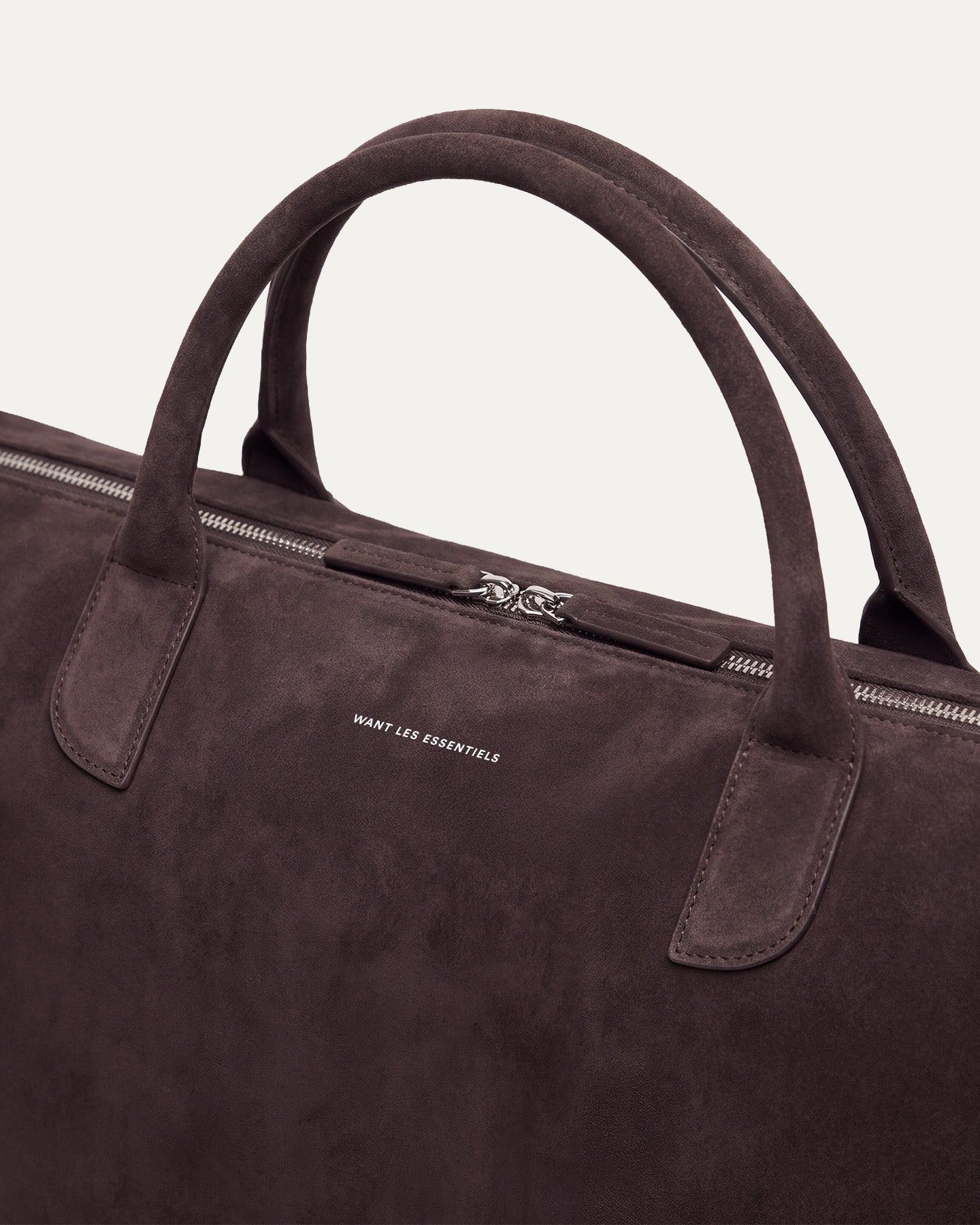 Hartsfield Suede Leather Weekender Bag