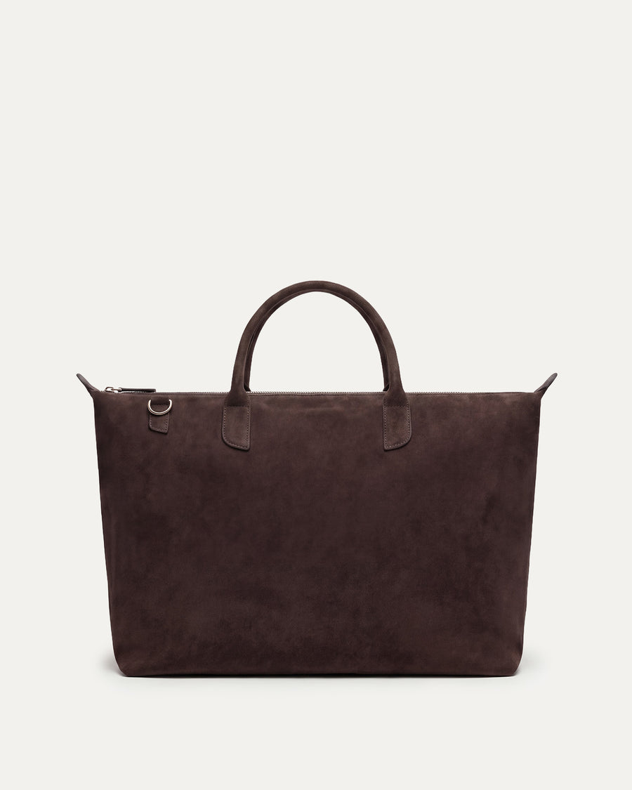 Hartsfield Suede Leather Weekender Bag