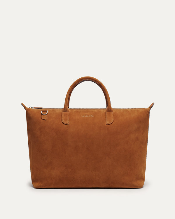 Hartsfield Suede Leather Weekender Bag