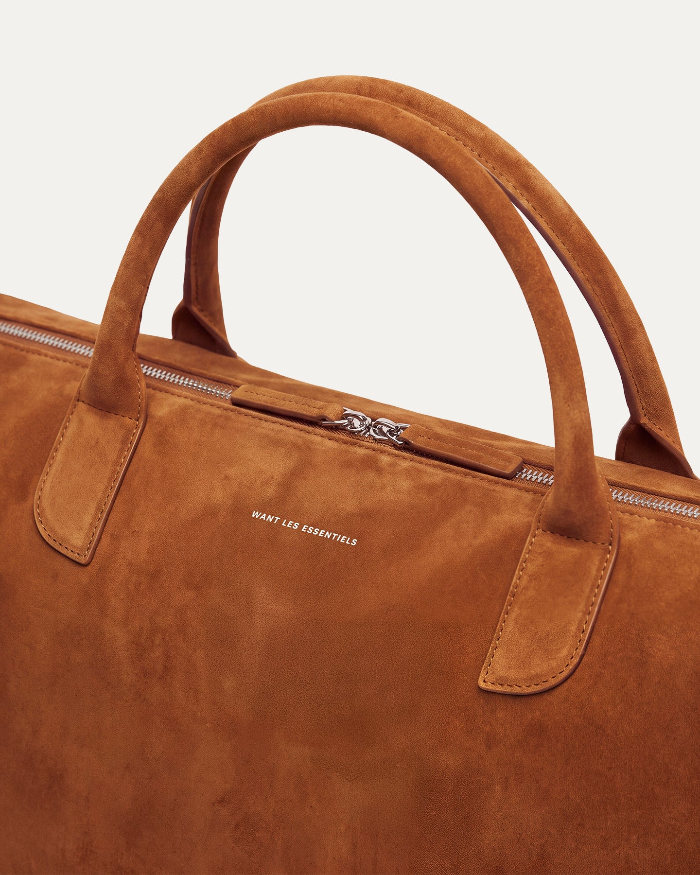 Hartsfield Suede Leather Weekender Bag