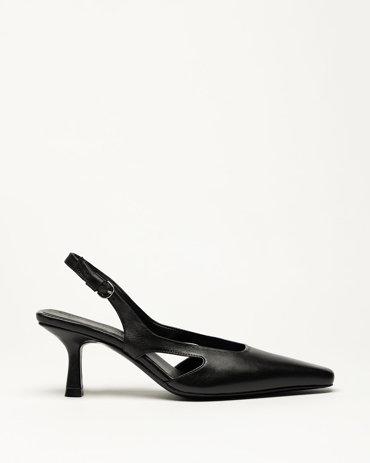 Holton Smooth Leather Slingback Heels