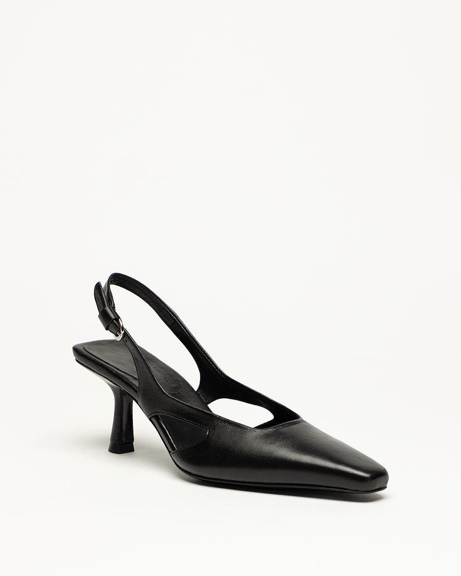 Holton Smooth Leather Slingback Heels - Main Image
