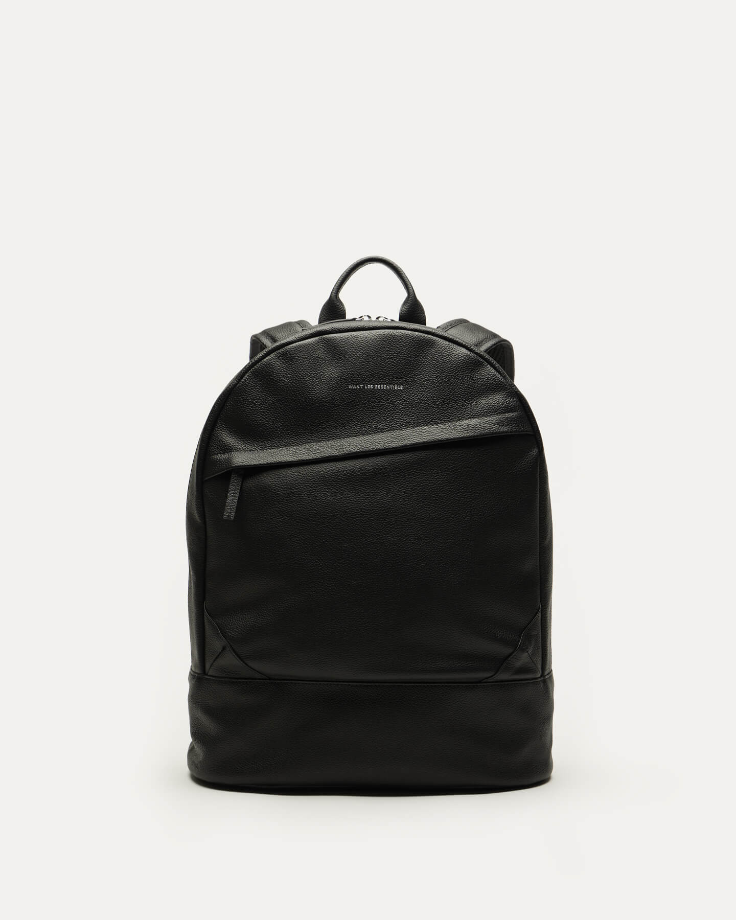 black leather backpack 2017 Kastrup Pebble-Grained Leather Backpack