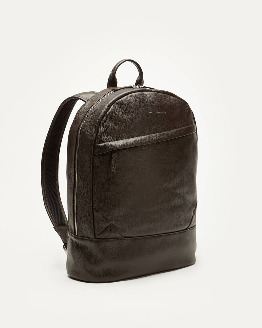 bartlett pebbled leather backpack Kastrup Pebble-Grained Leather Backpack