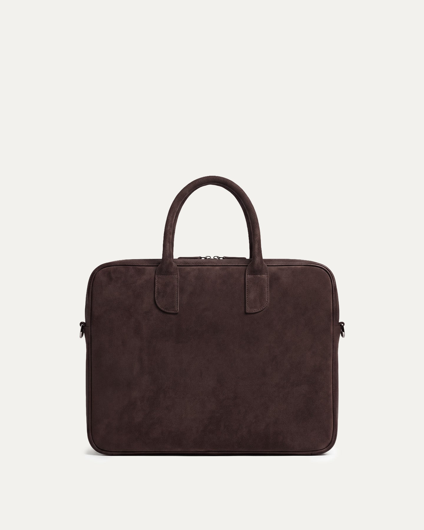 Lesage Suede Leather Computer Bag