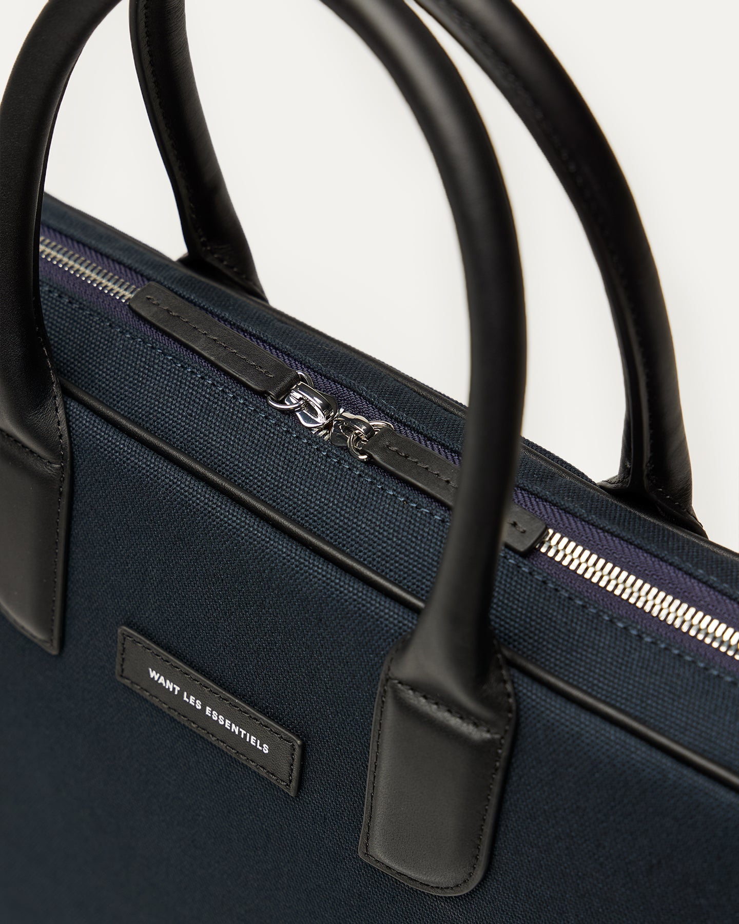 Lesage Organic Cotton Canvas Computer Bag