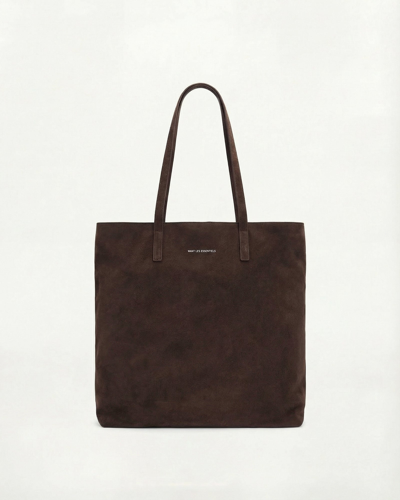 Logan Suede Leather Vertical Tote
