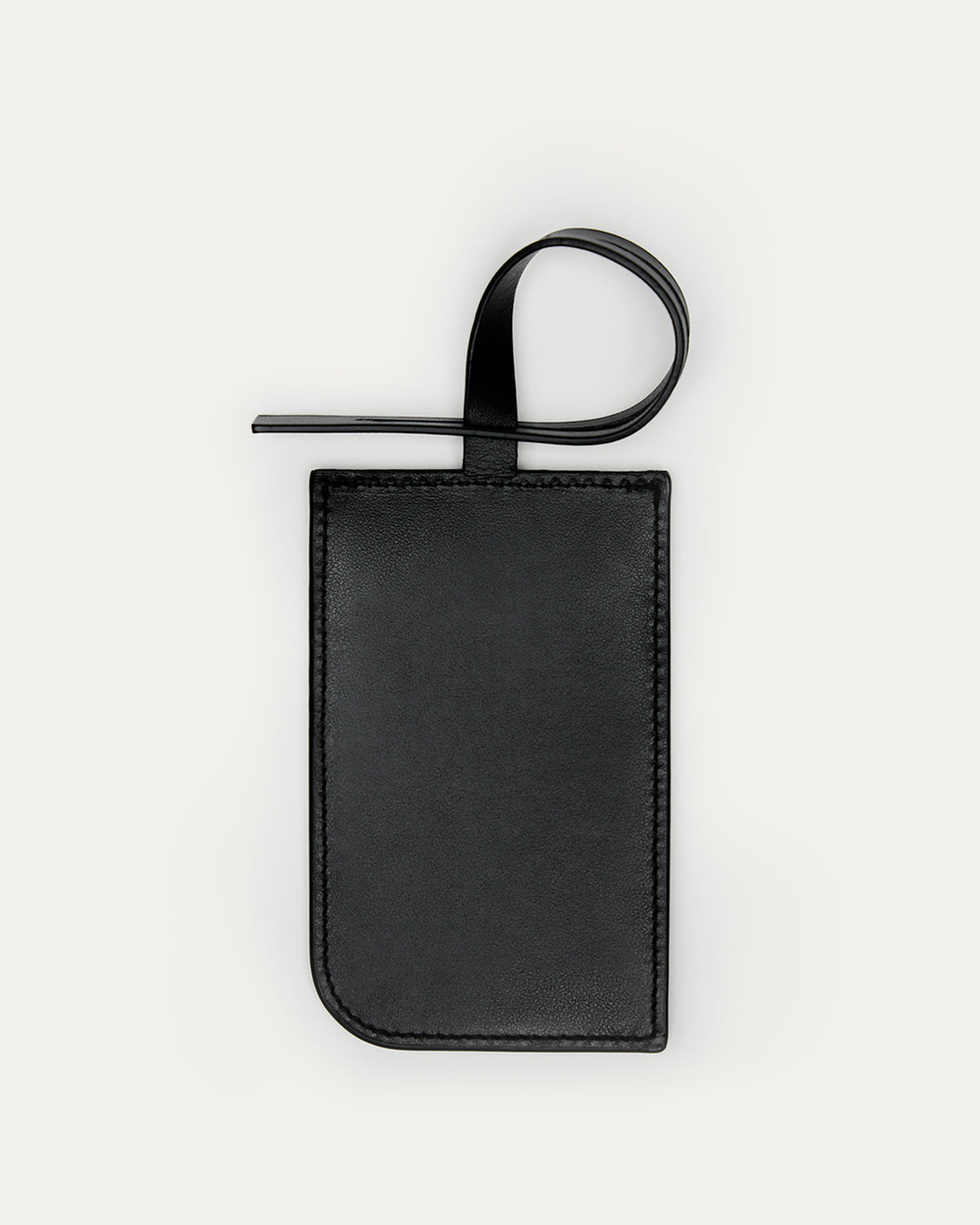 Arch Smooth Leather Luggage Tag