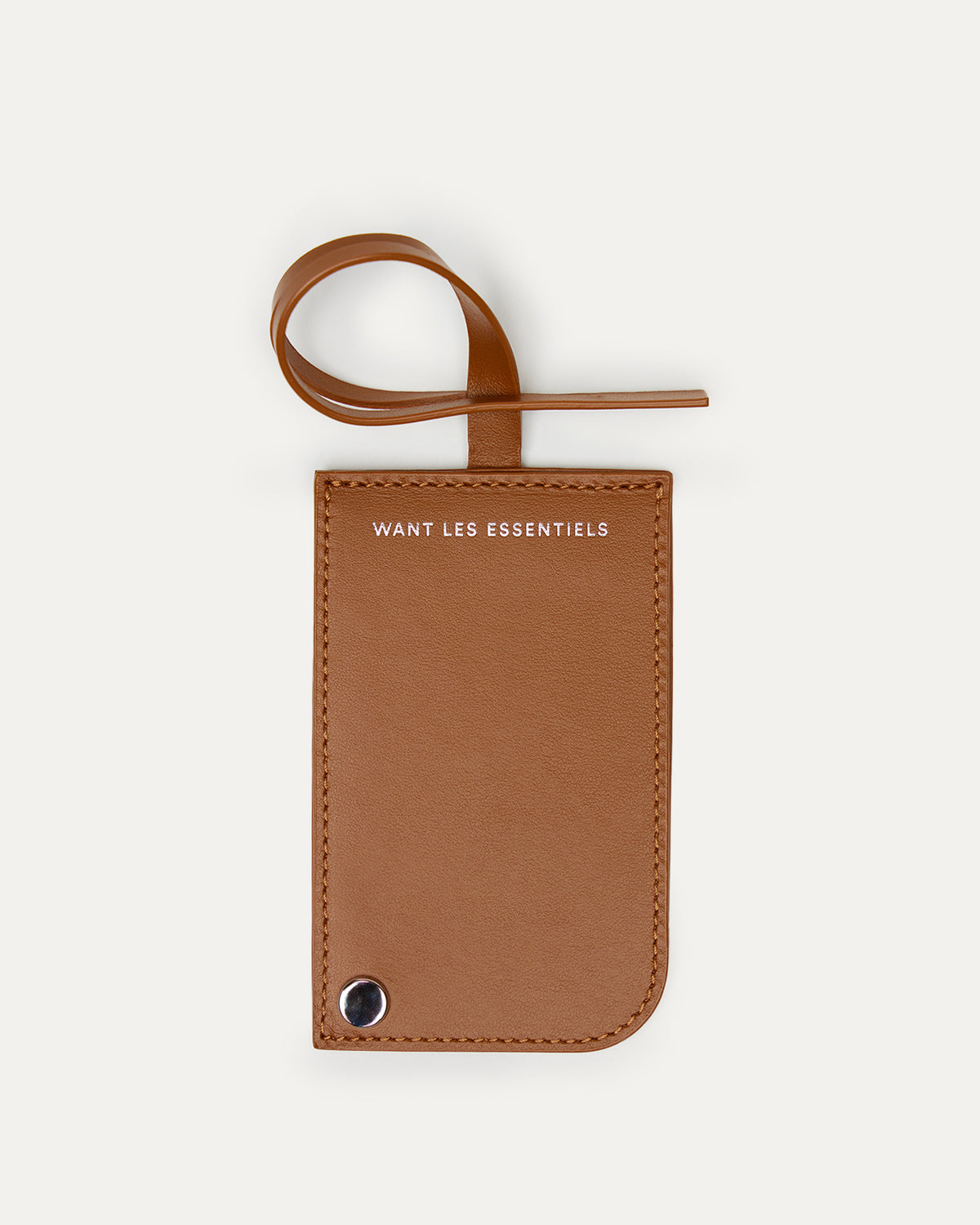 Arch Smooth Leather Luggage Tag