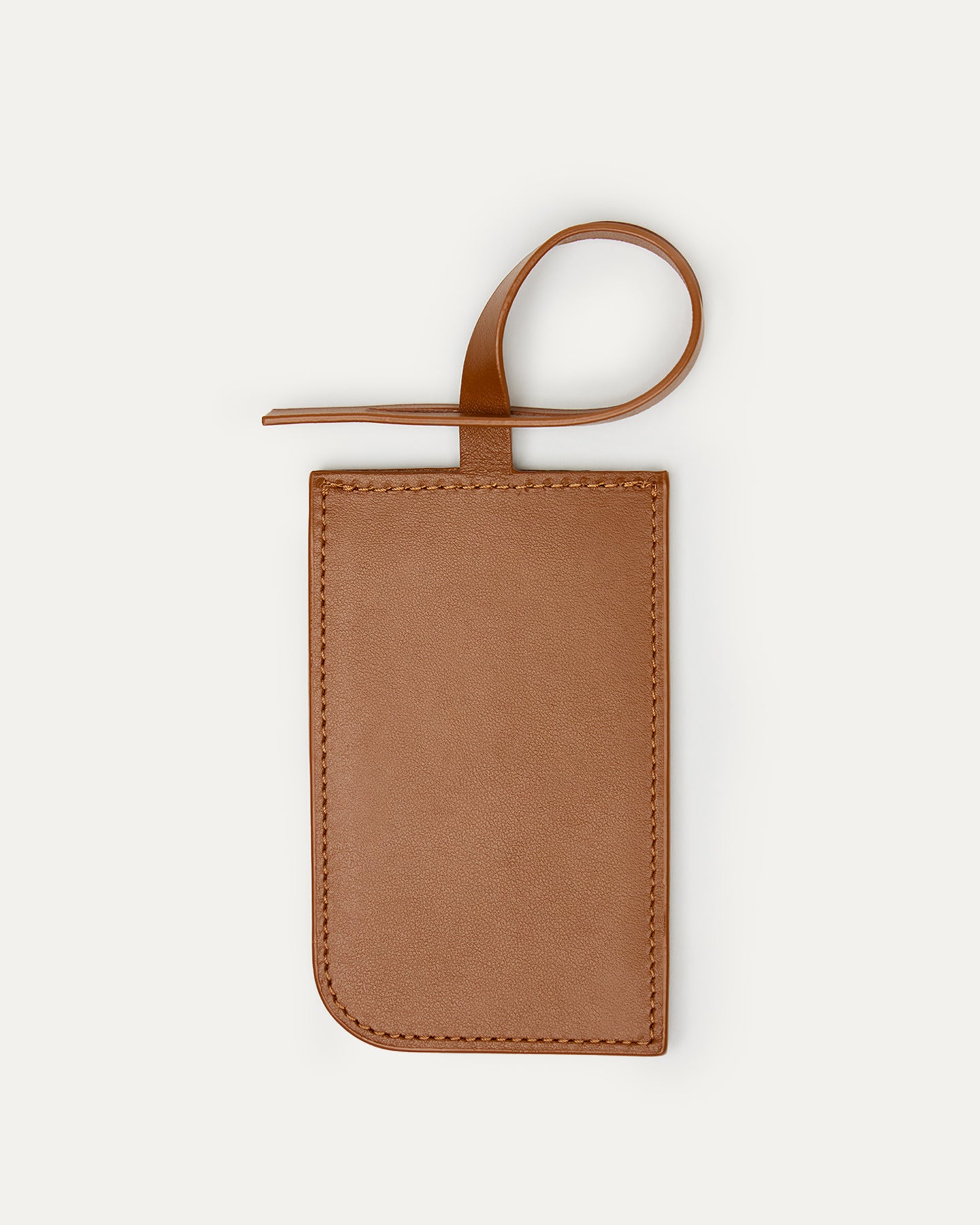 Arch Smooth Leather Luggage Tag