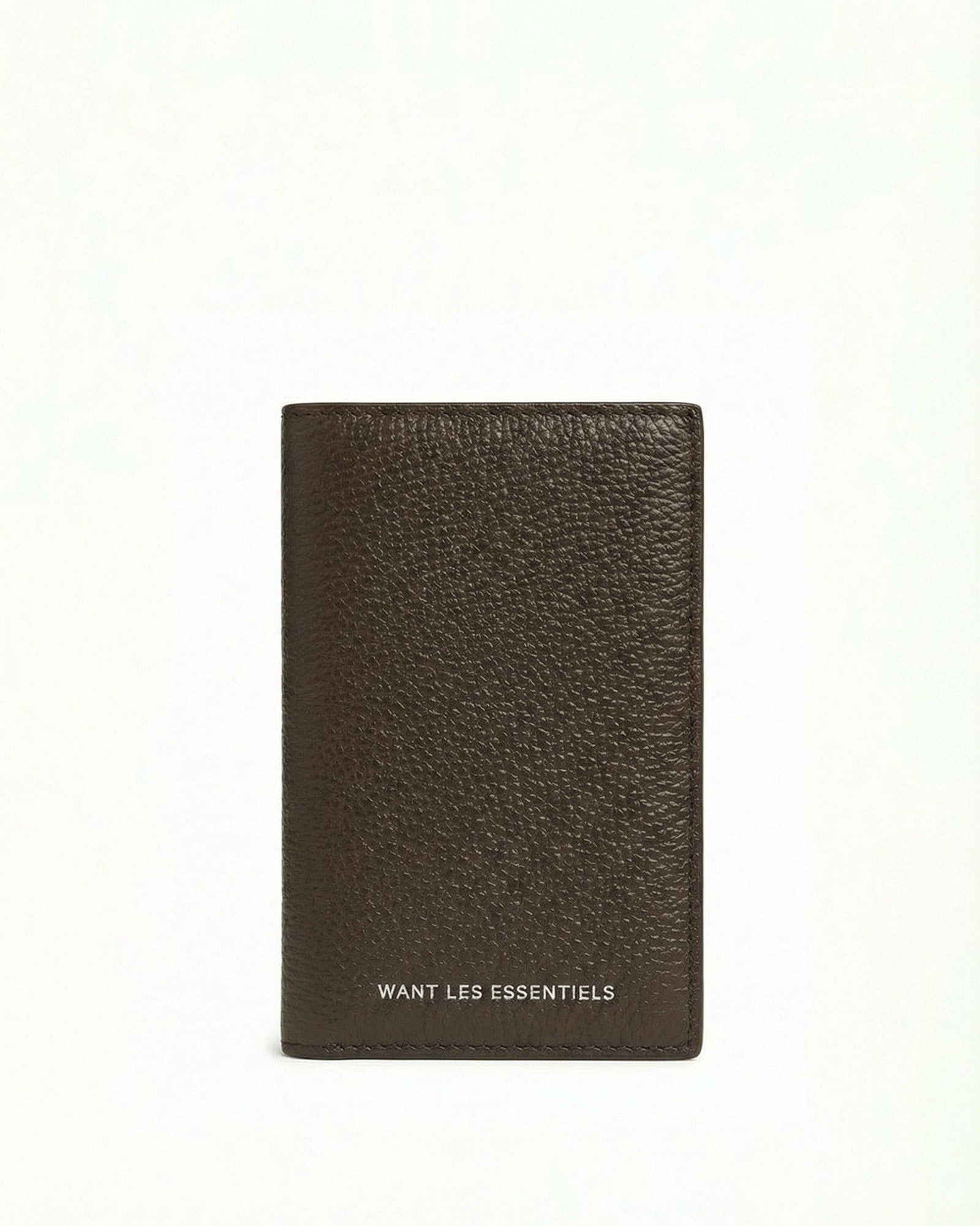 Porte-carte à double volet Lynden en cuir grainé