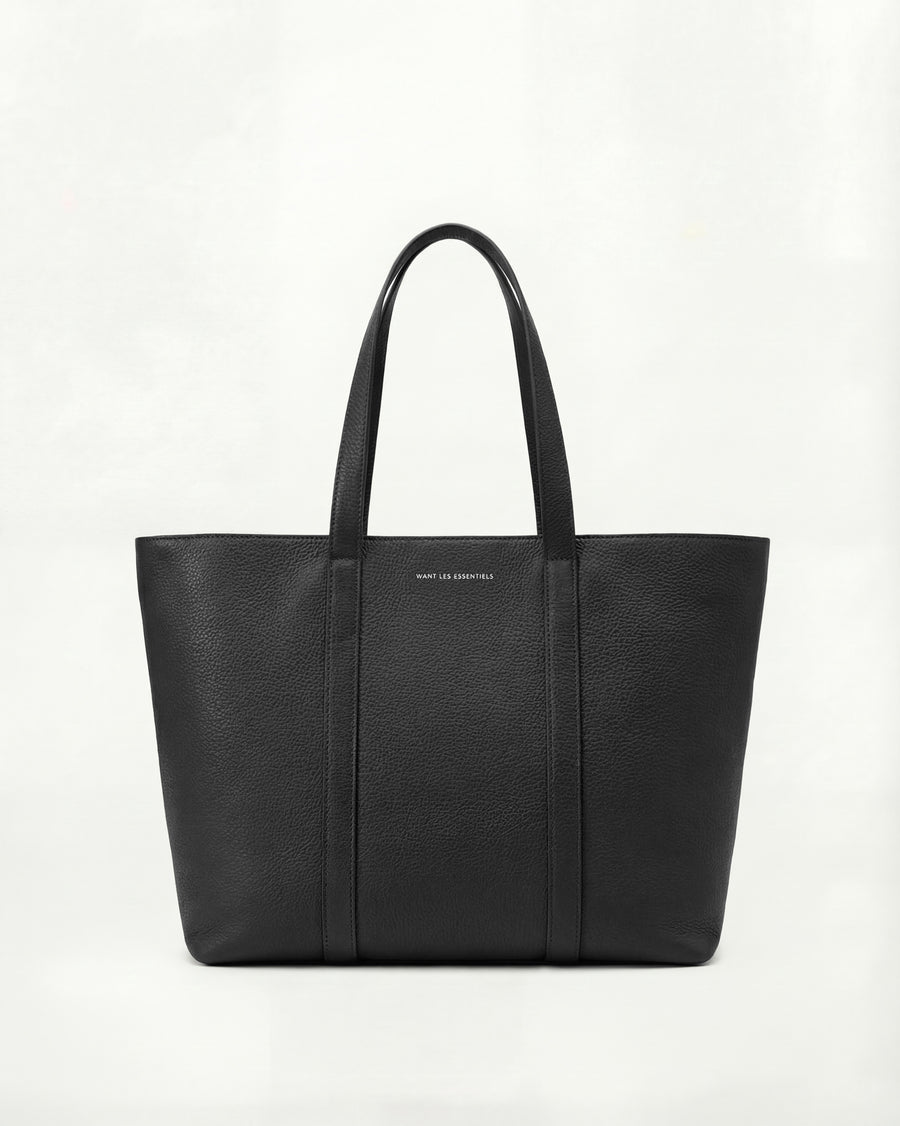 Palma Pebble-Grained Leather Medium Tote
