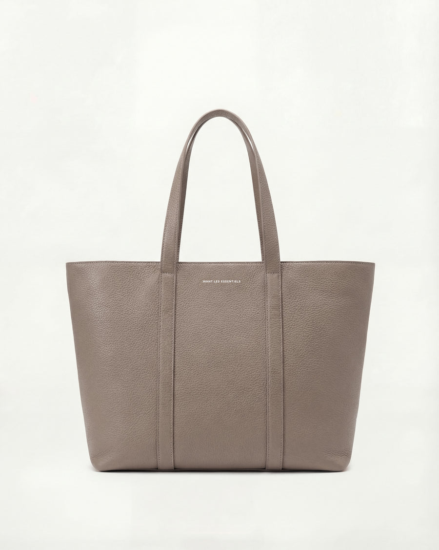 Palma Pebble-Grained Leather Medium Tote