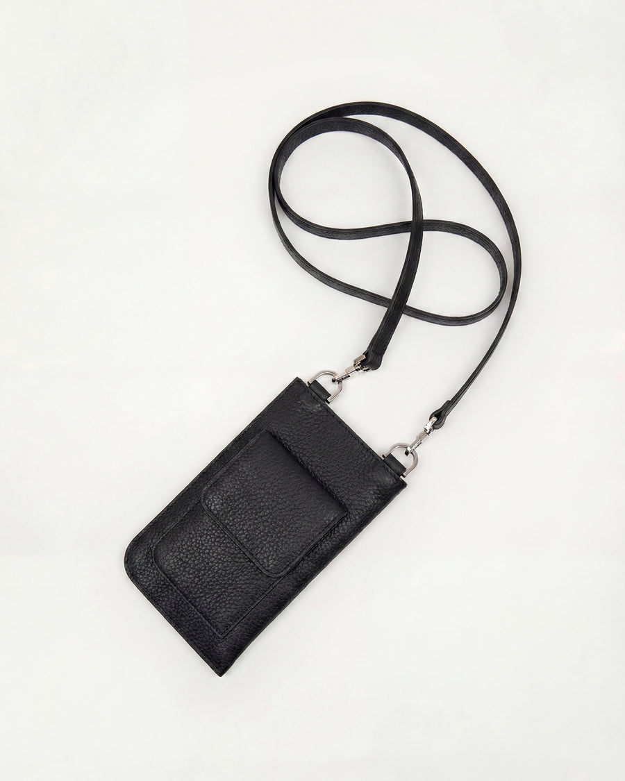 Arch Pebble-Grained Leather Phone Bag
