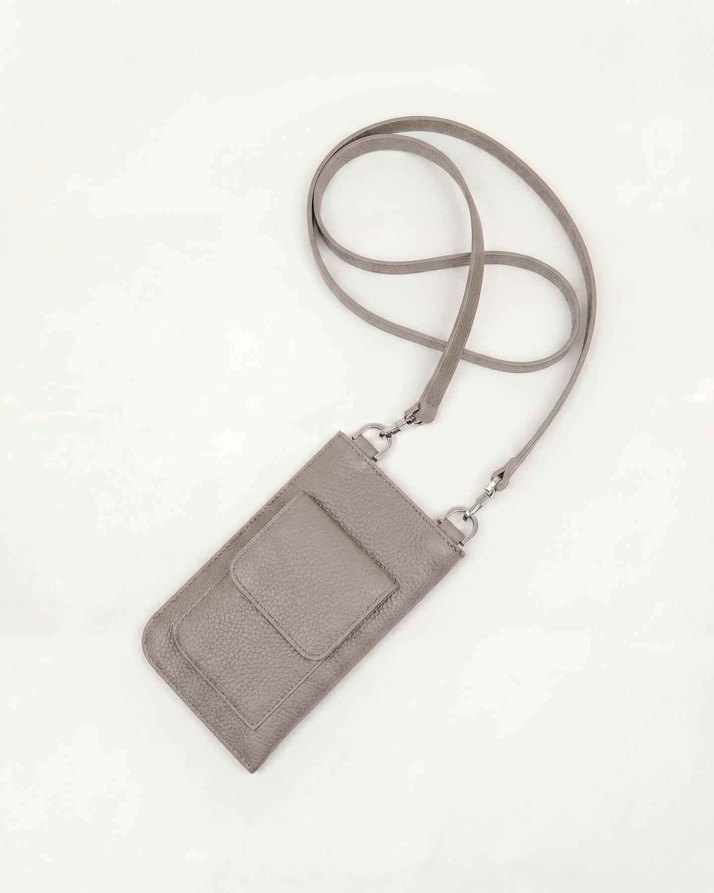 Sac pour téléphone Arch en cuir grainé