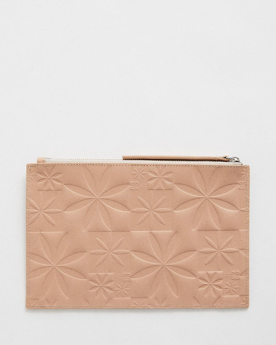 Lawrence Flower Patchwork Zip Pouch