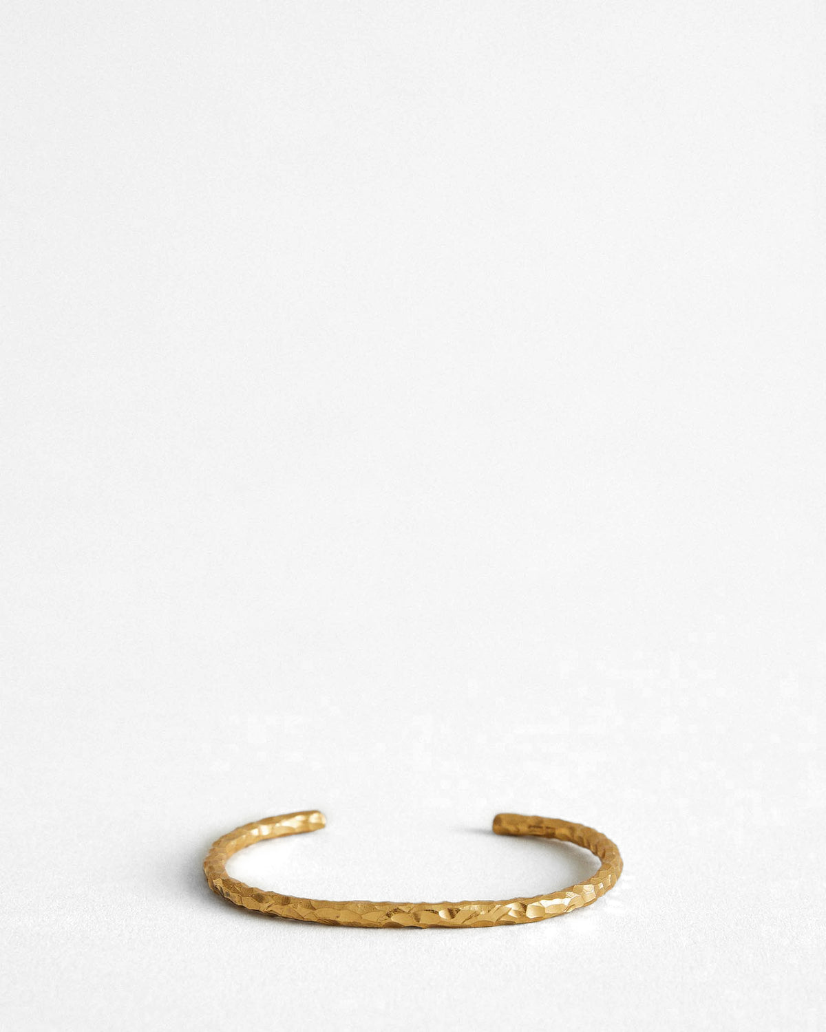 Snake Bracelet Thick Carved Gold