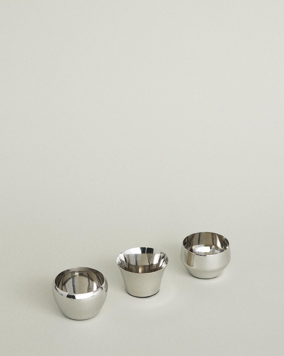 Kin Candle Holder 3-Pack: Silver