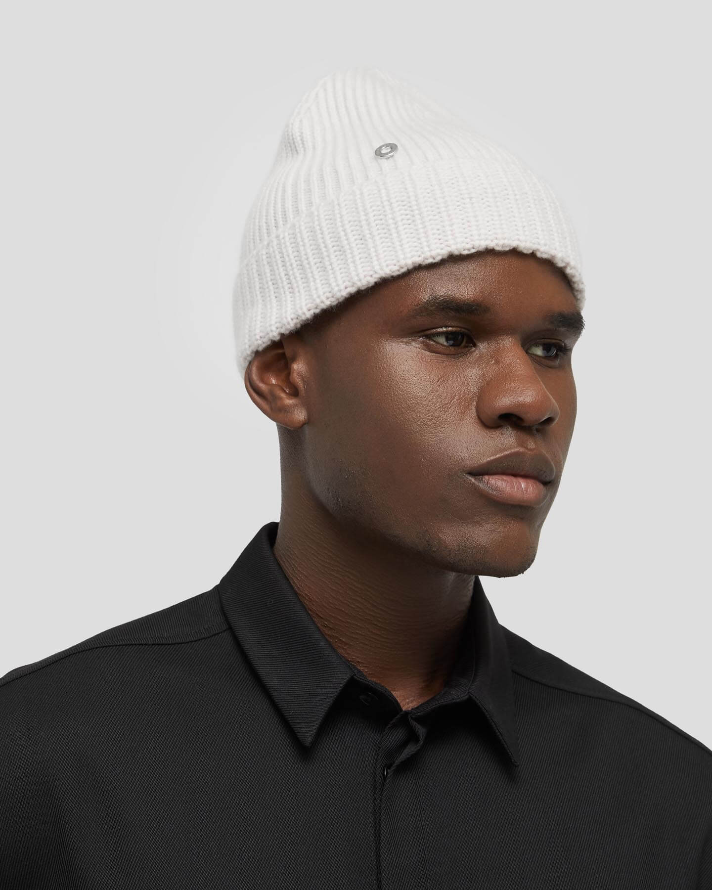 Bonnet épais Kiba en laine côtelé 