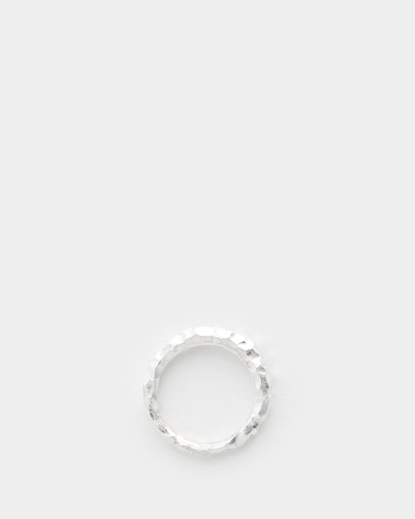 Snake Ring Thin Carved Silver - WANT Les Essentiels