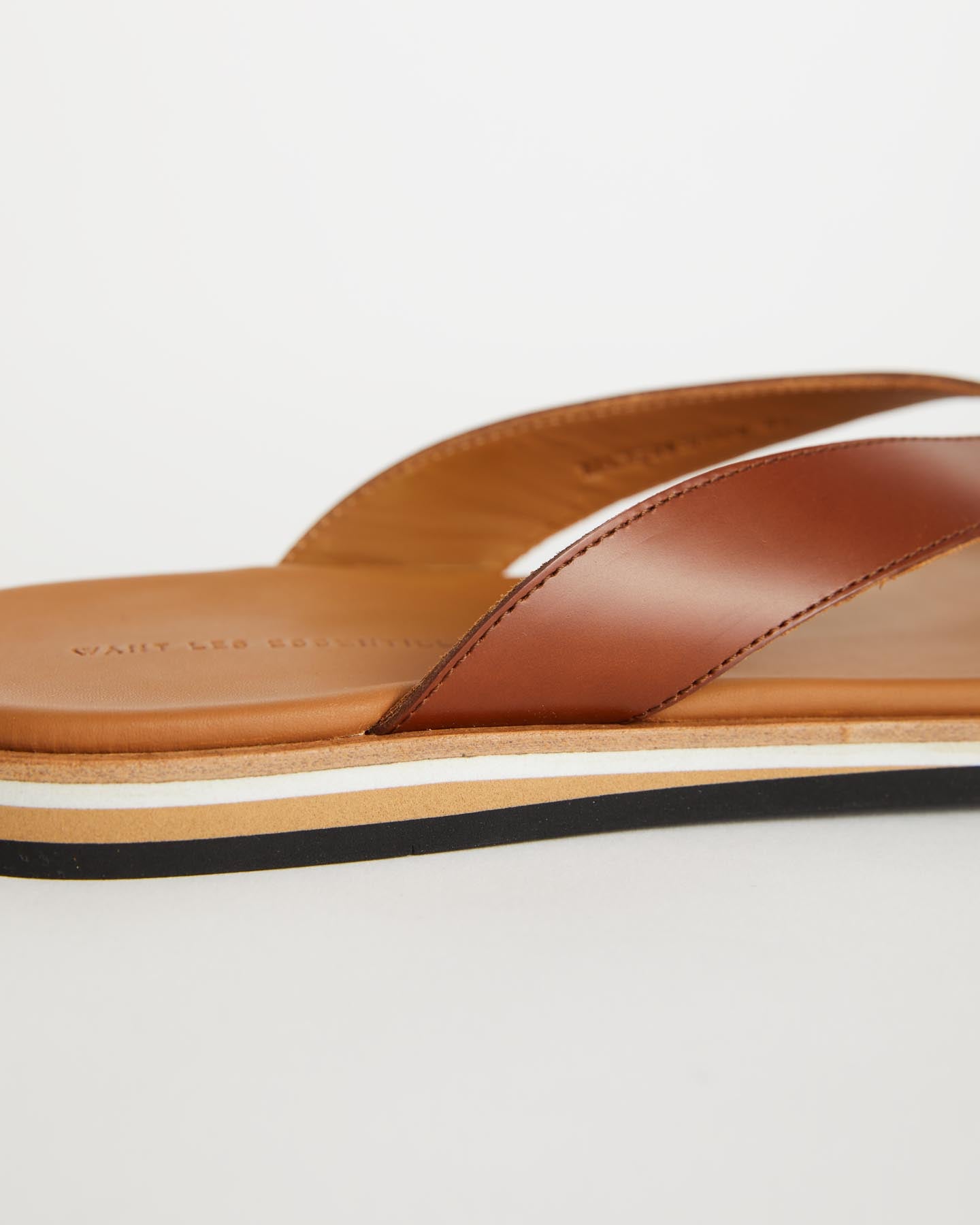 Sandale à lanière en cuir Dumont