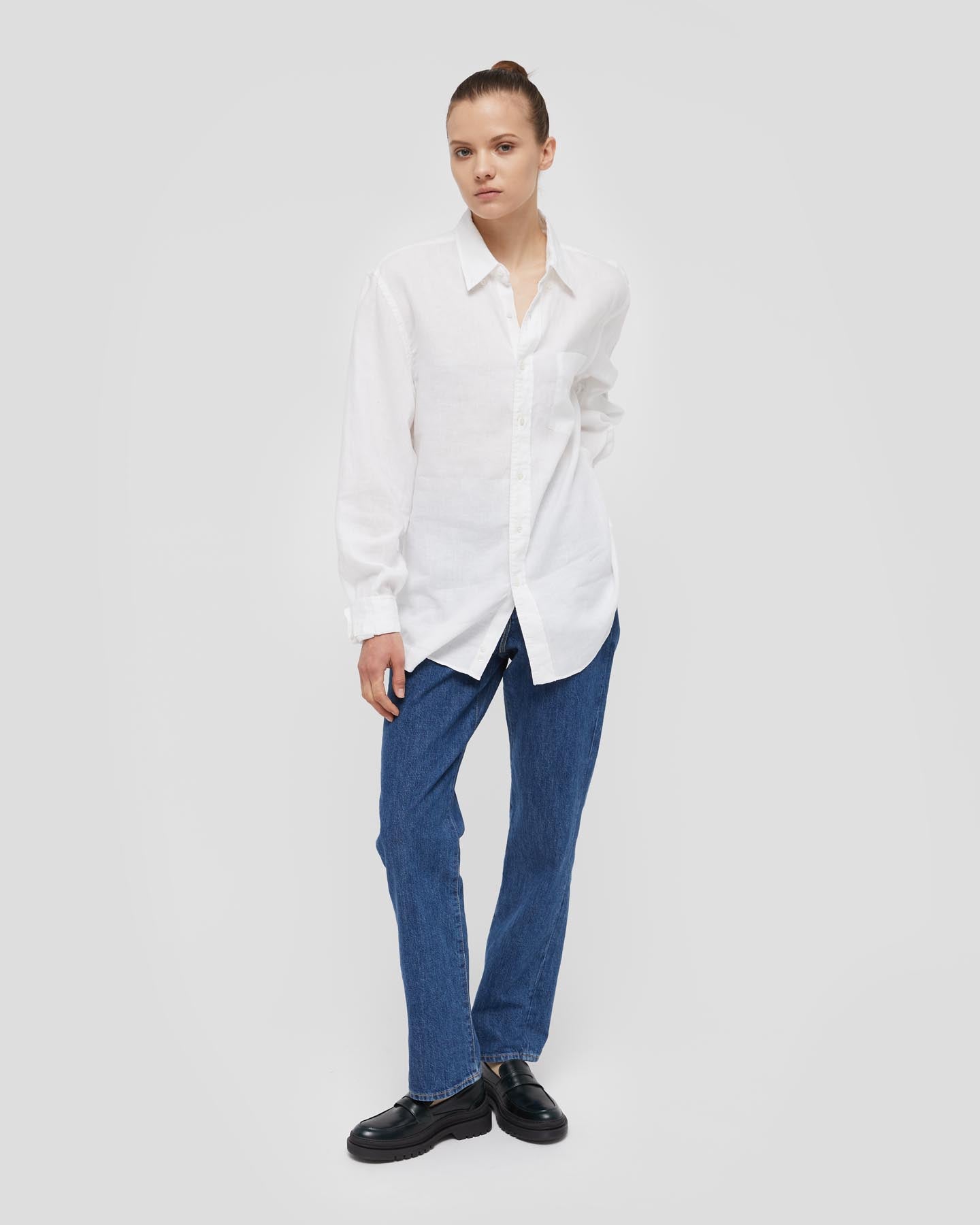 Mocassins en cuir à crampons pour femmes Graves