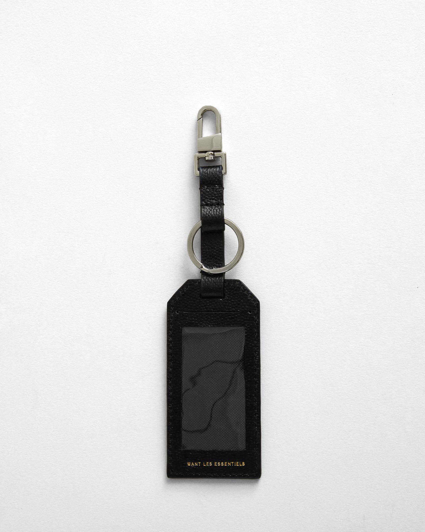 Seletar Caviar Leather Keychain