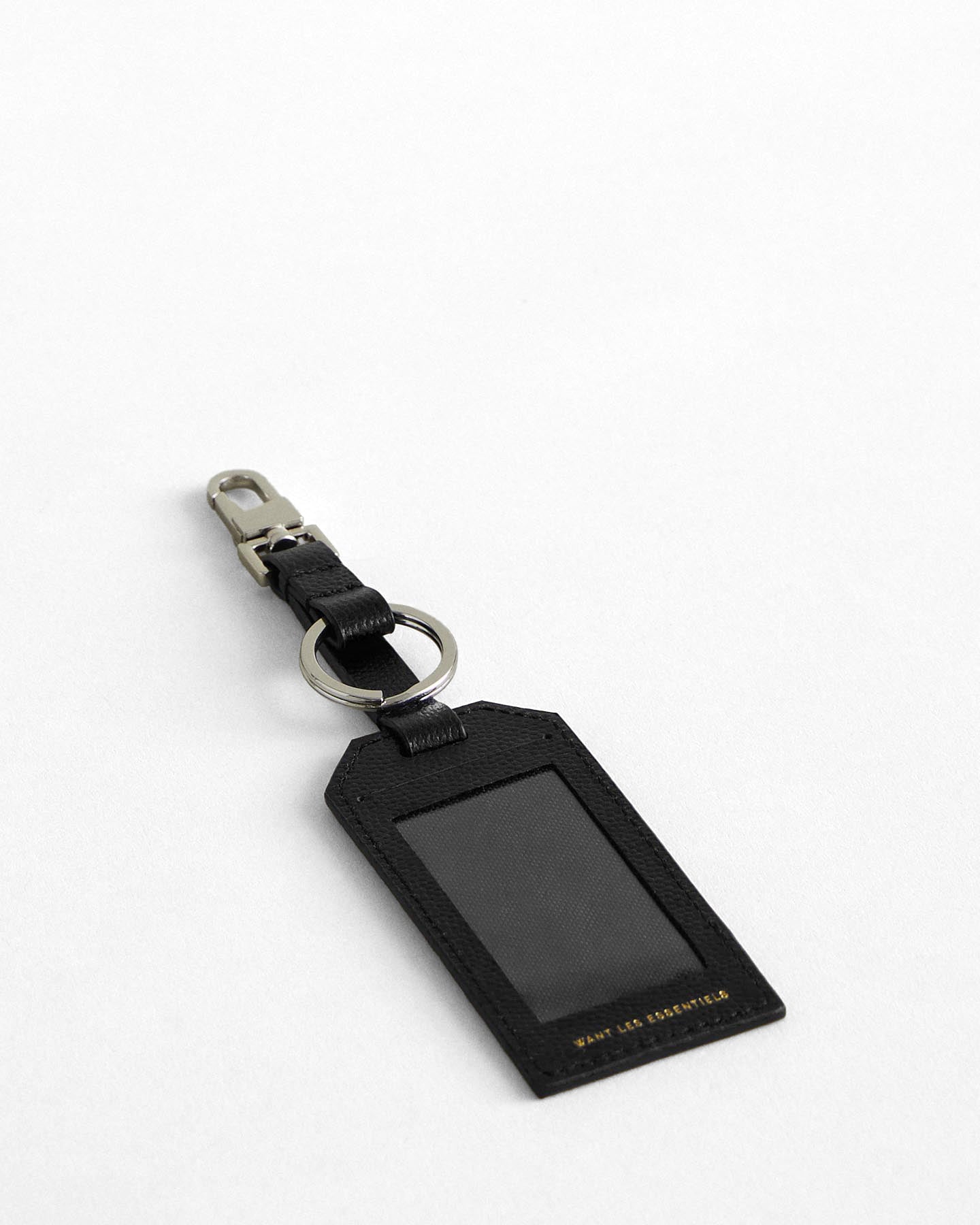 Étiquette de bagage en cuir caviar Seletar