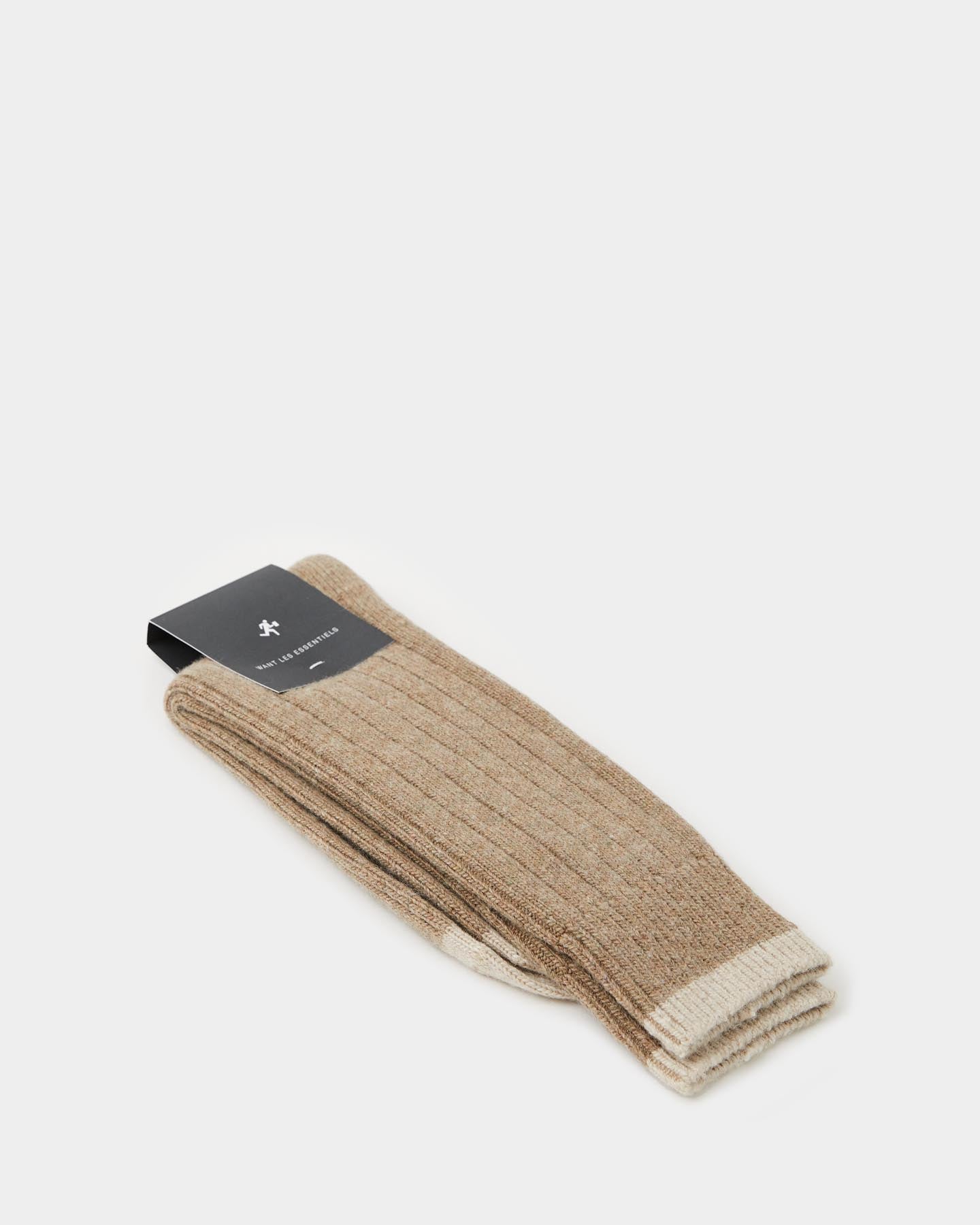 Chaussettes longues côtelées Glenn