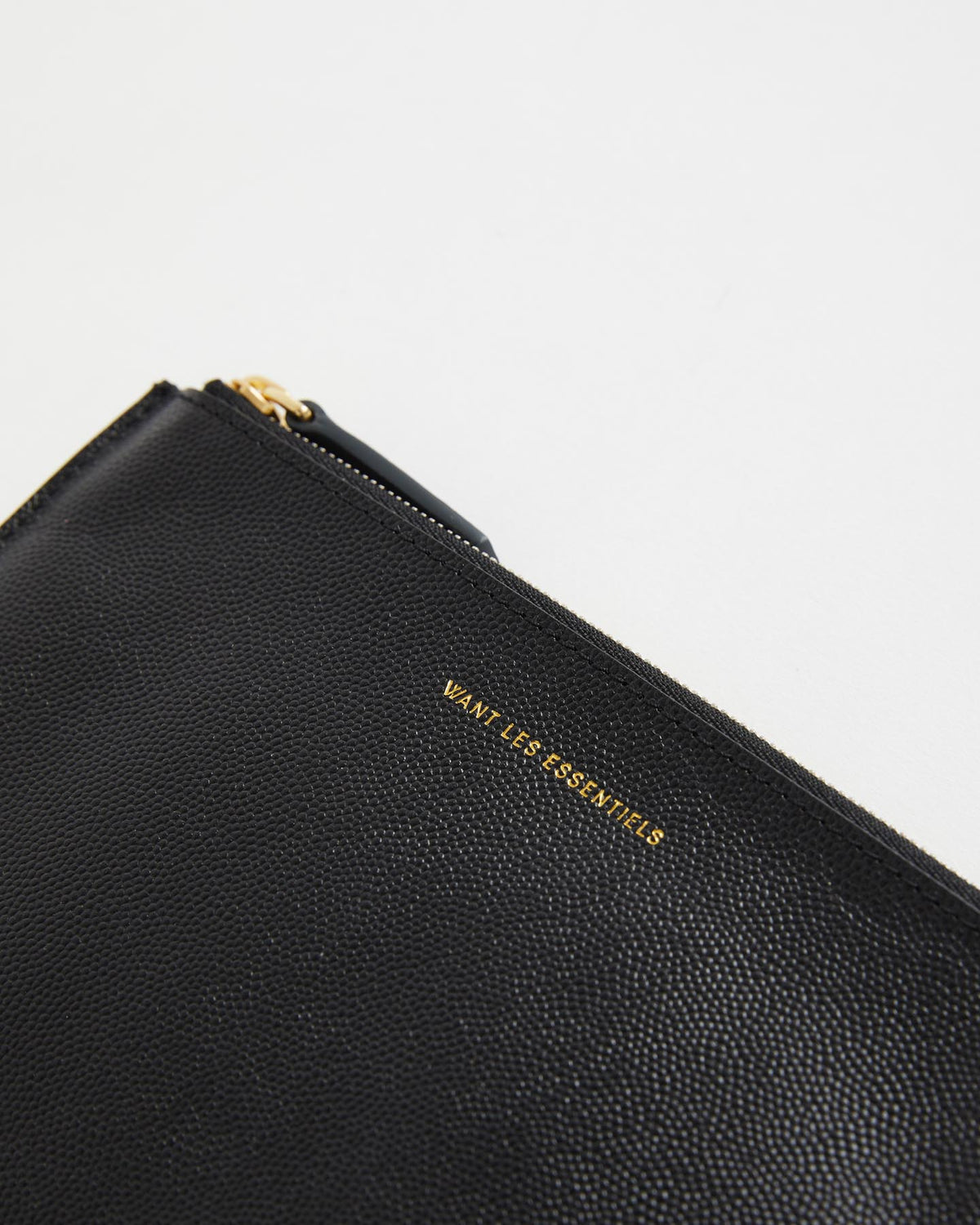 Pochette à fermeture éclair Lawrence en cuir