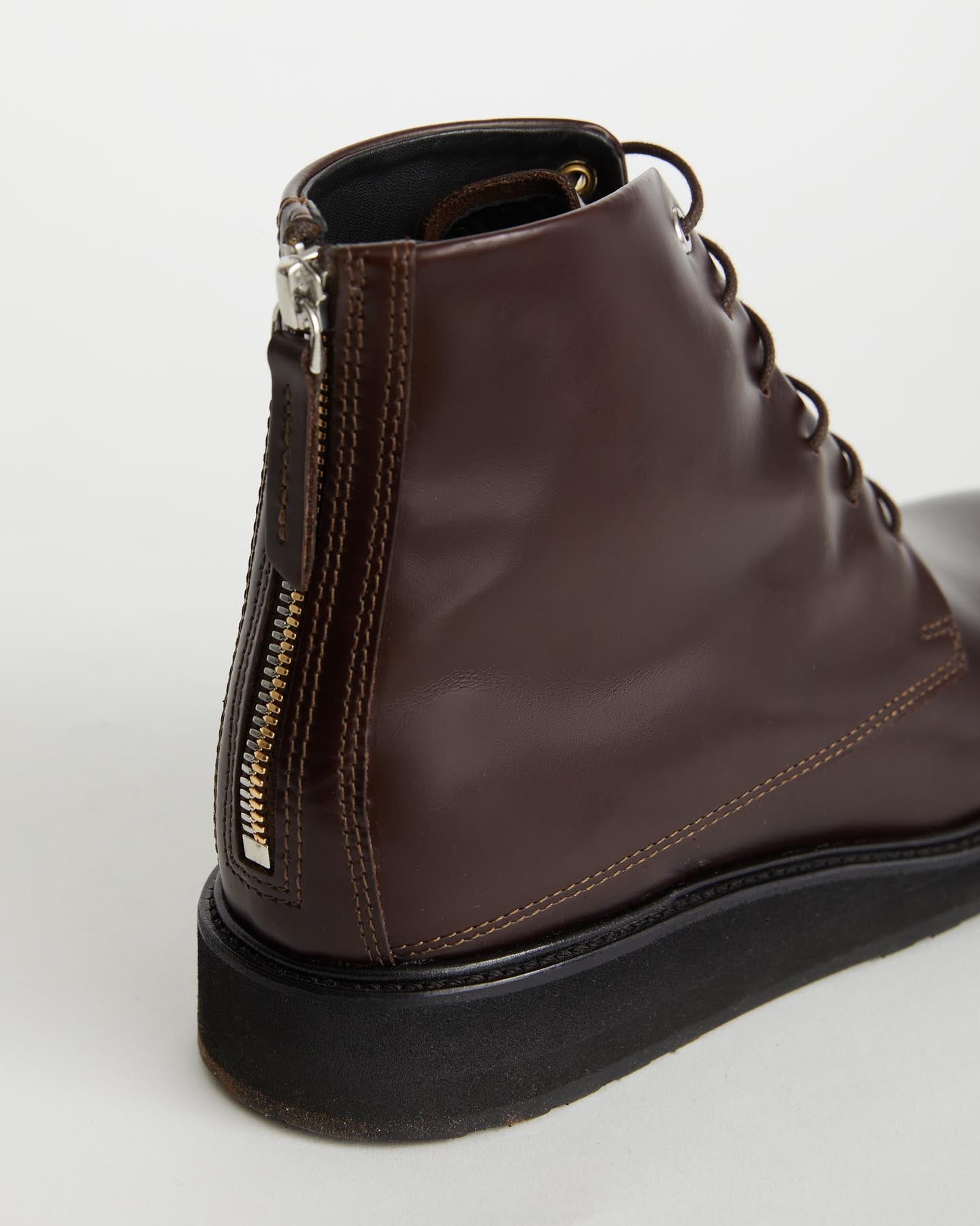 Bottes derby à semelles compensée Menara en cuir 