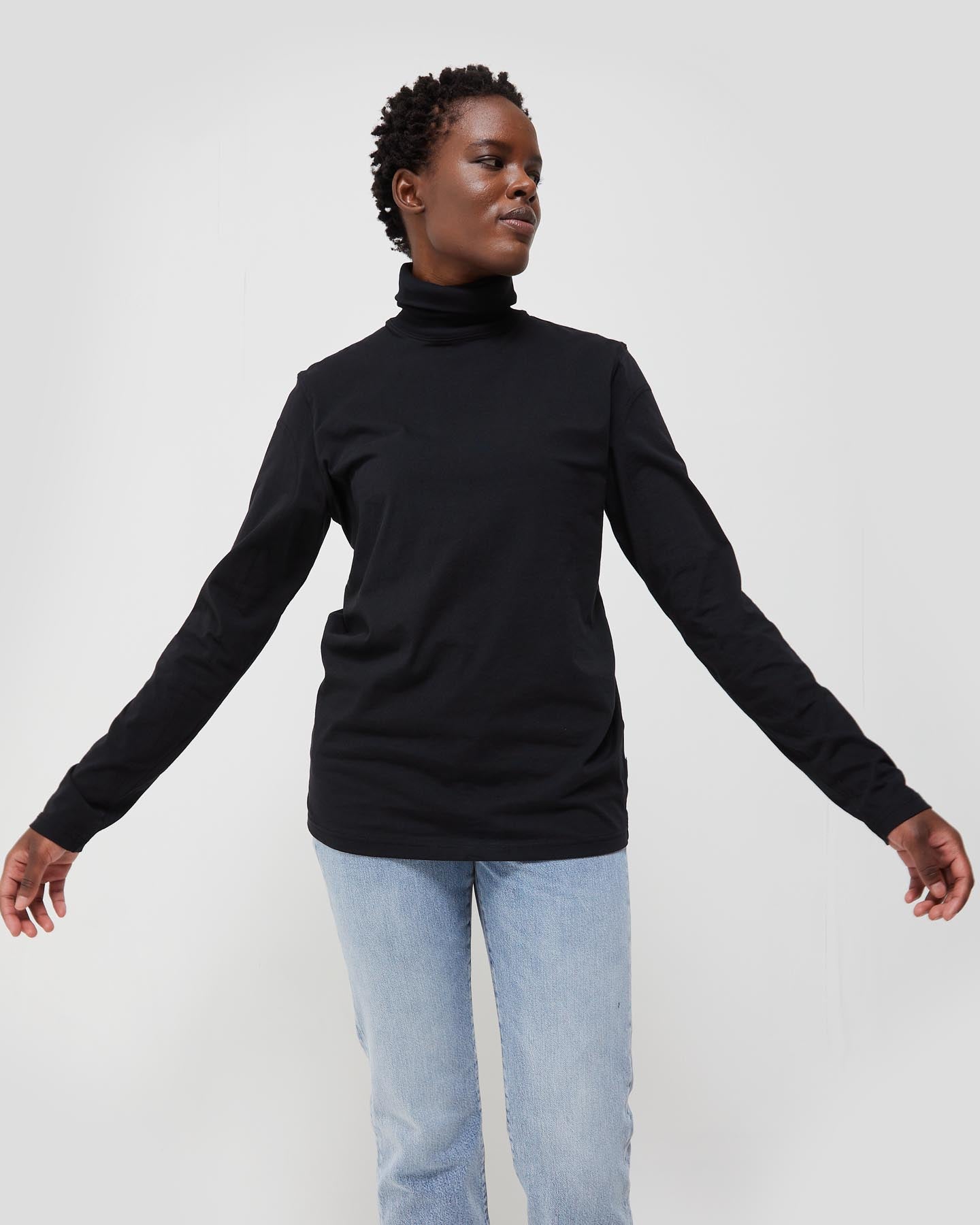 T-shirt à col roulé unisexe Meier