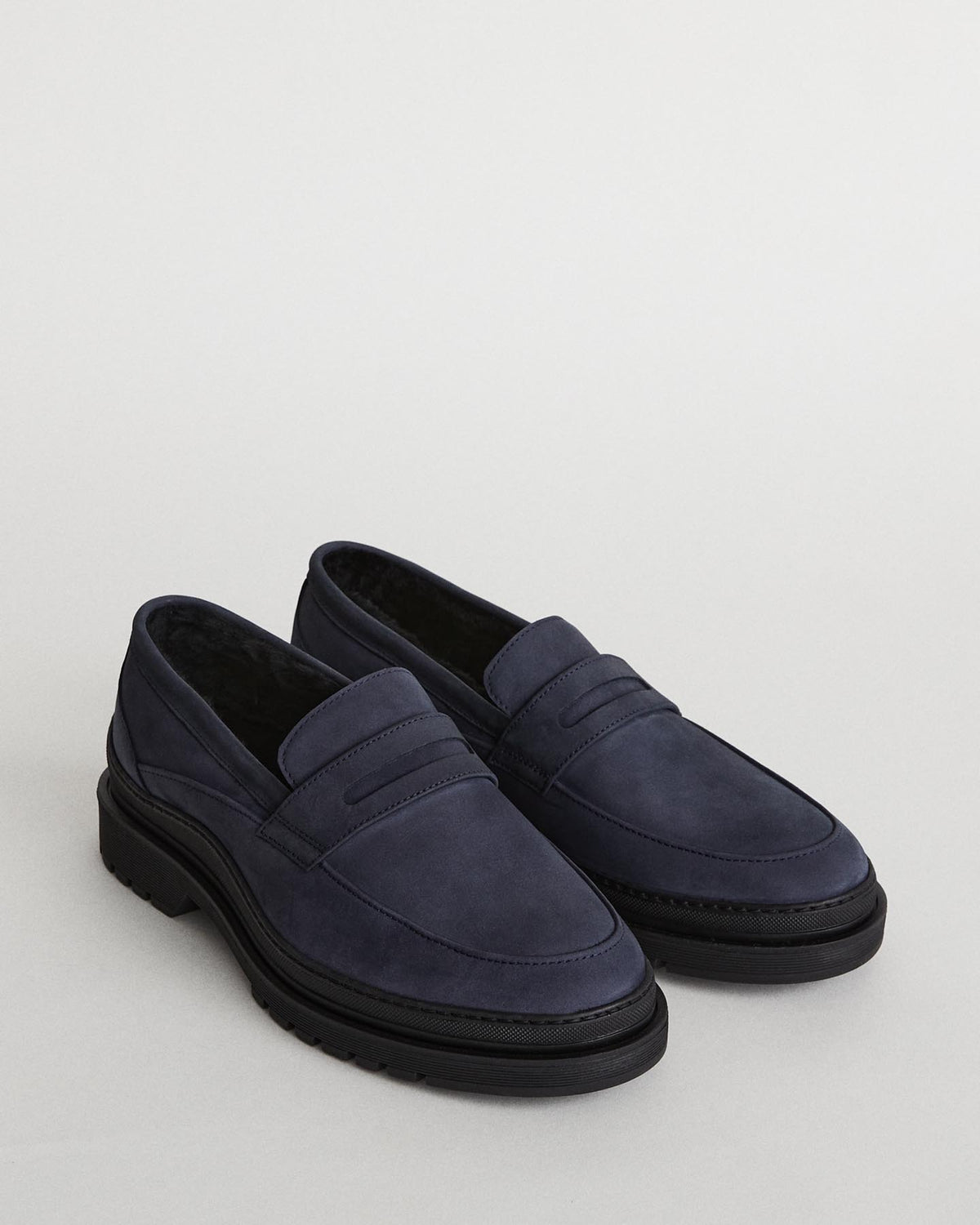 Graves Shearling Lugged Loafer