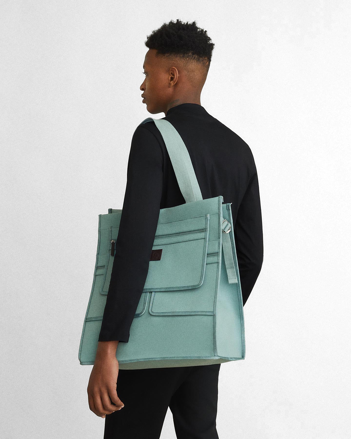 Cabas ouvert Austin en coton mélangé