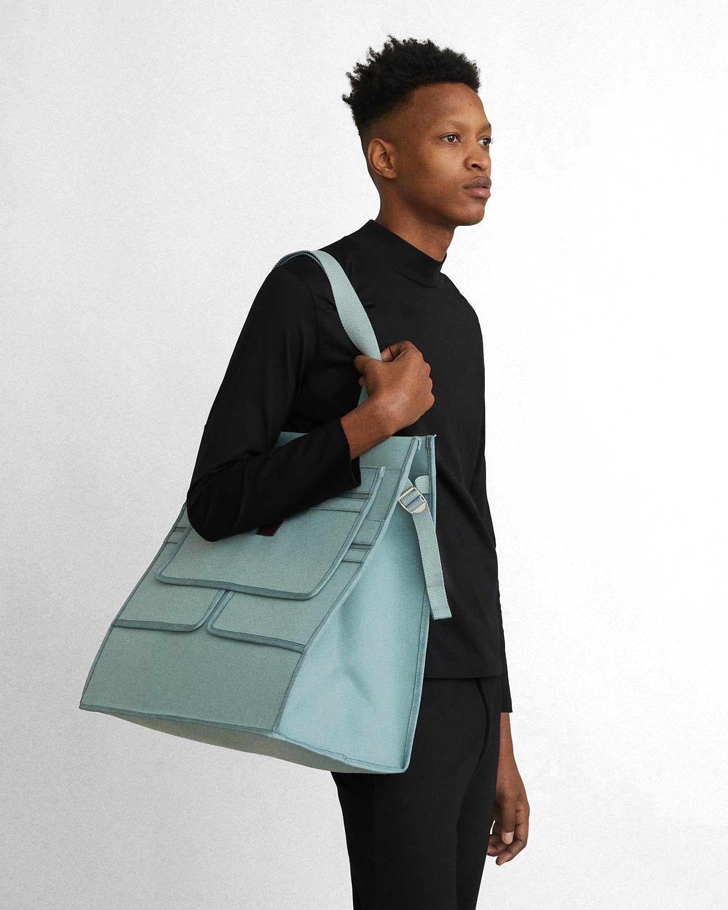 Cabas ouvert Austin en coton mélangé